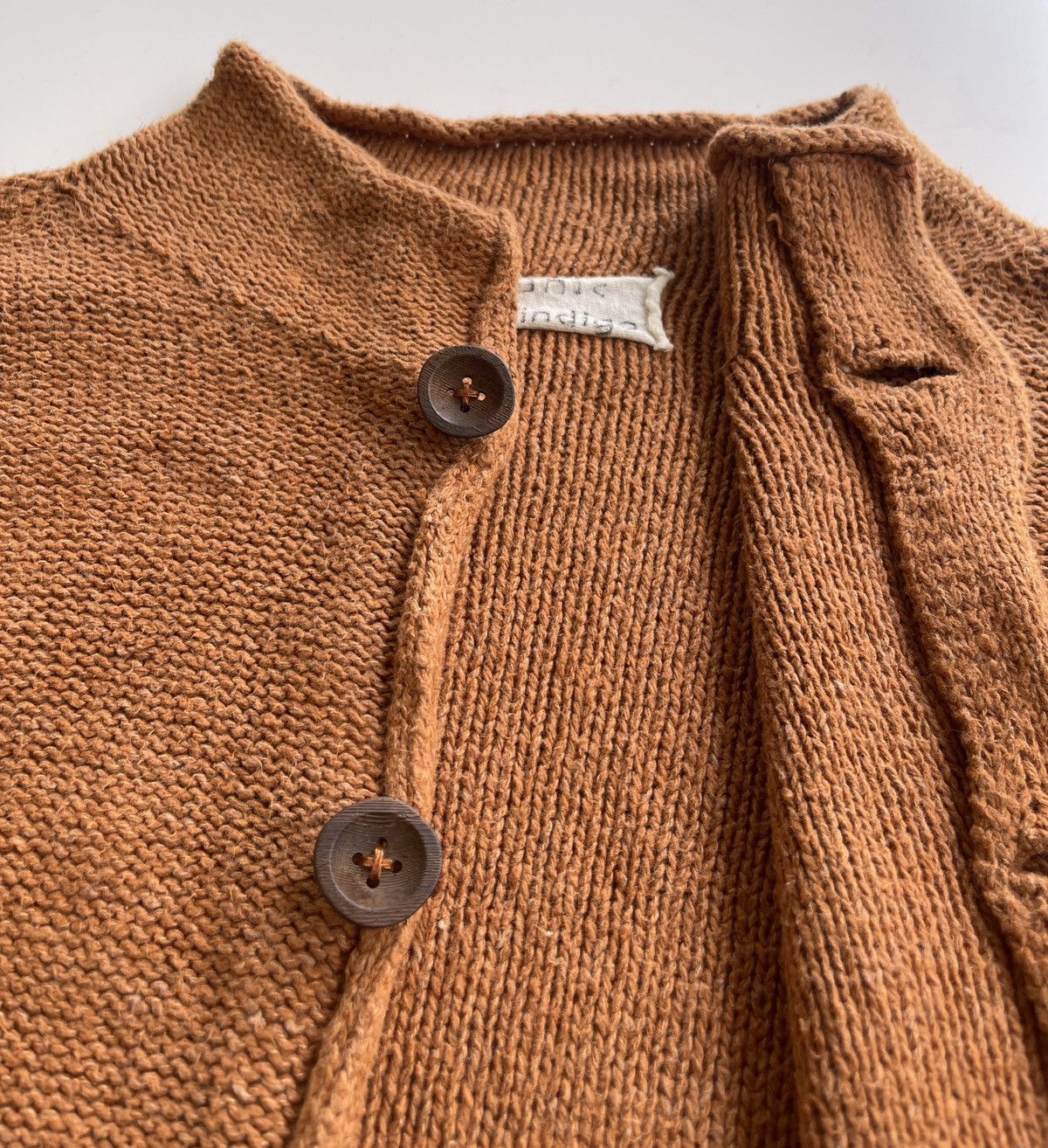 45rpm 45rpm Organic Indigo Cropped Cable Knit Cardigan Size US S / EU 44-46 / 1 - 10 Thumbnail