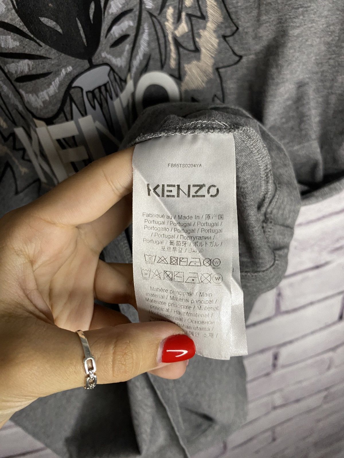 Kenzo Mens Vintage Kenzo T-Shit Luxury Tiger Print Logo Size US M / EU 48-50 / 2 - 5 Thumbnail