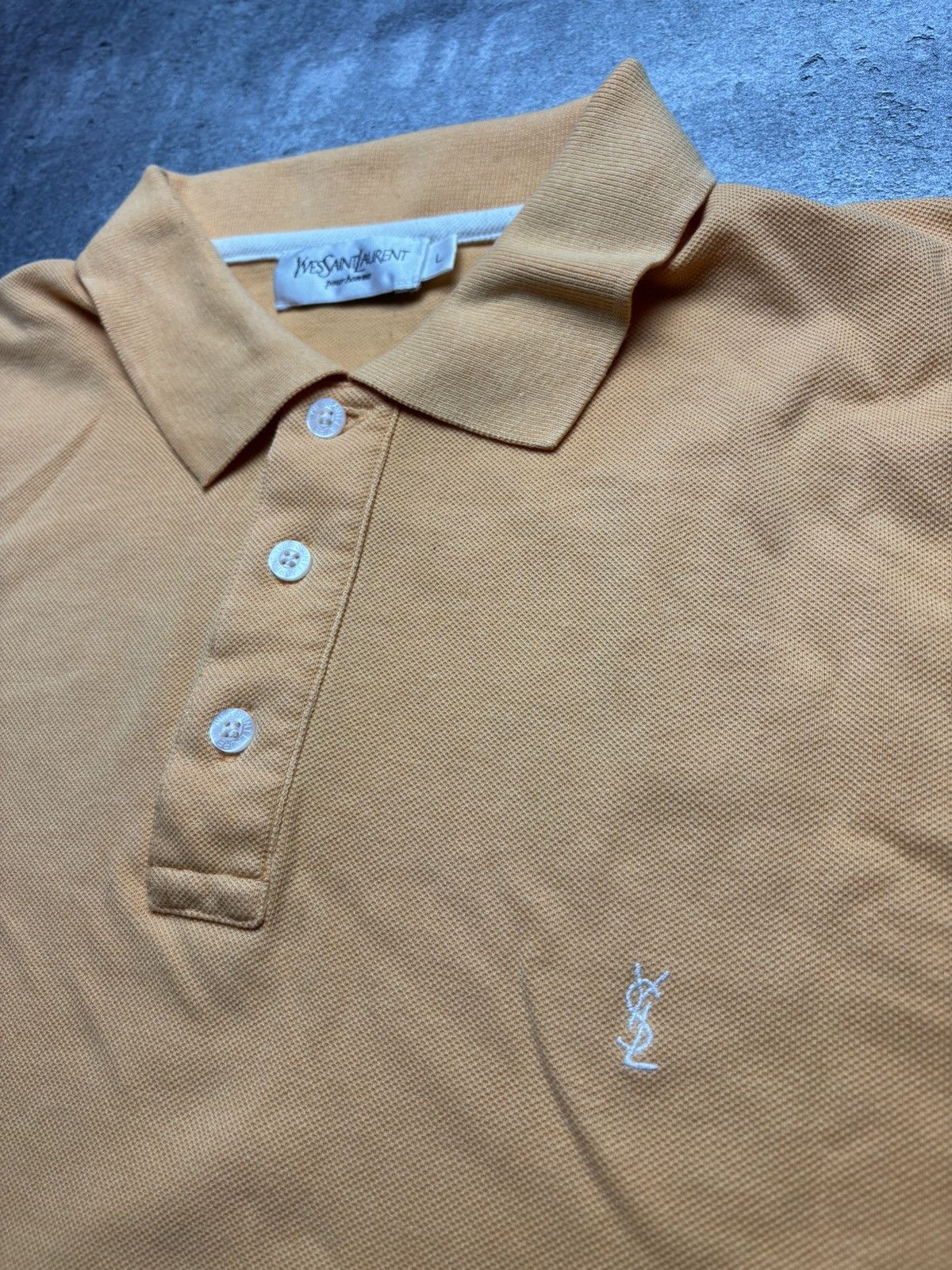Vintage × Yves Saint Laurent YSL Yves Saint Laurent Vintage Polo Pour Homme Size US L / EU 52-54 / 3 - 1 Thumbnail