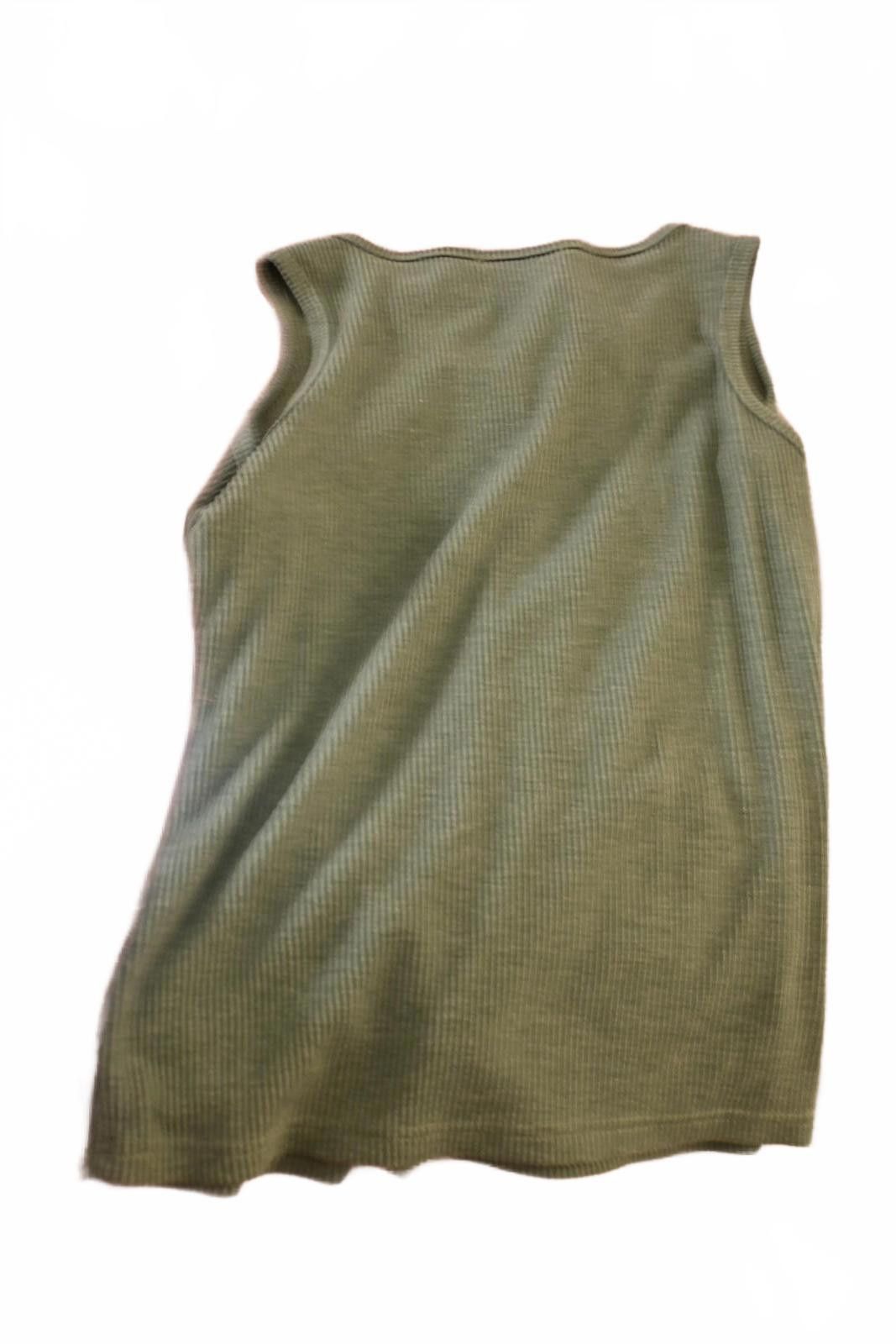 Other Merokeety Green Sleeveless Ribbed Tank Top w Button Detail L Size L / US 10 / IT 46 - 6 Thumbnail