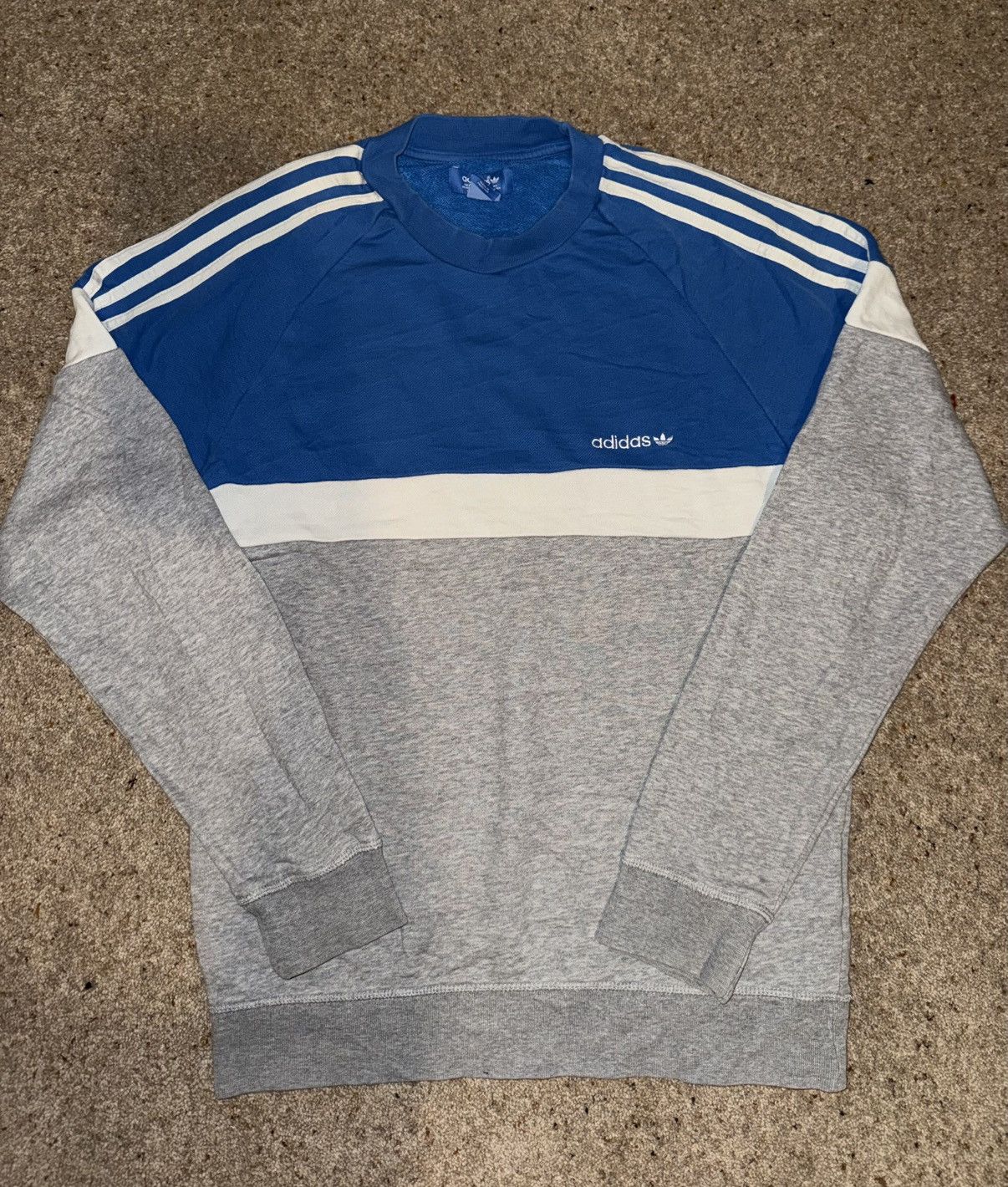 Adidas Vintage Adidas Colourblock Crewneck Sweatshirt Size US S / EU 44-46 / 1 - 1 Thumbnail