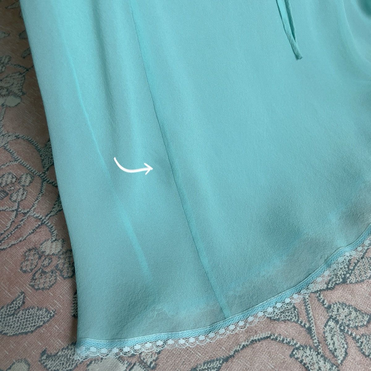 Victoria's Secret Victoria’s Secret Blue Silk Mini Slip Dress (M) Size M / US 6-8 / IT 42-44 - 11 Thumbnail