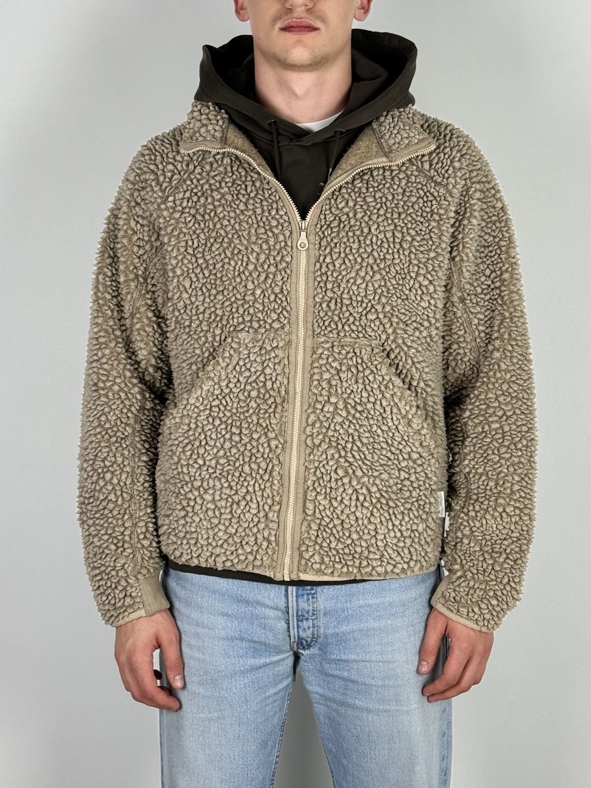 1990’s Vintage Komodo London Boxy Deep Pile Sherpa Fleece