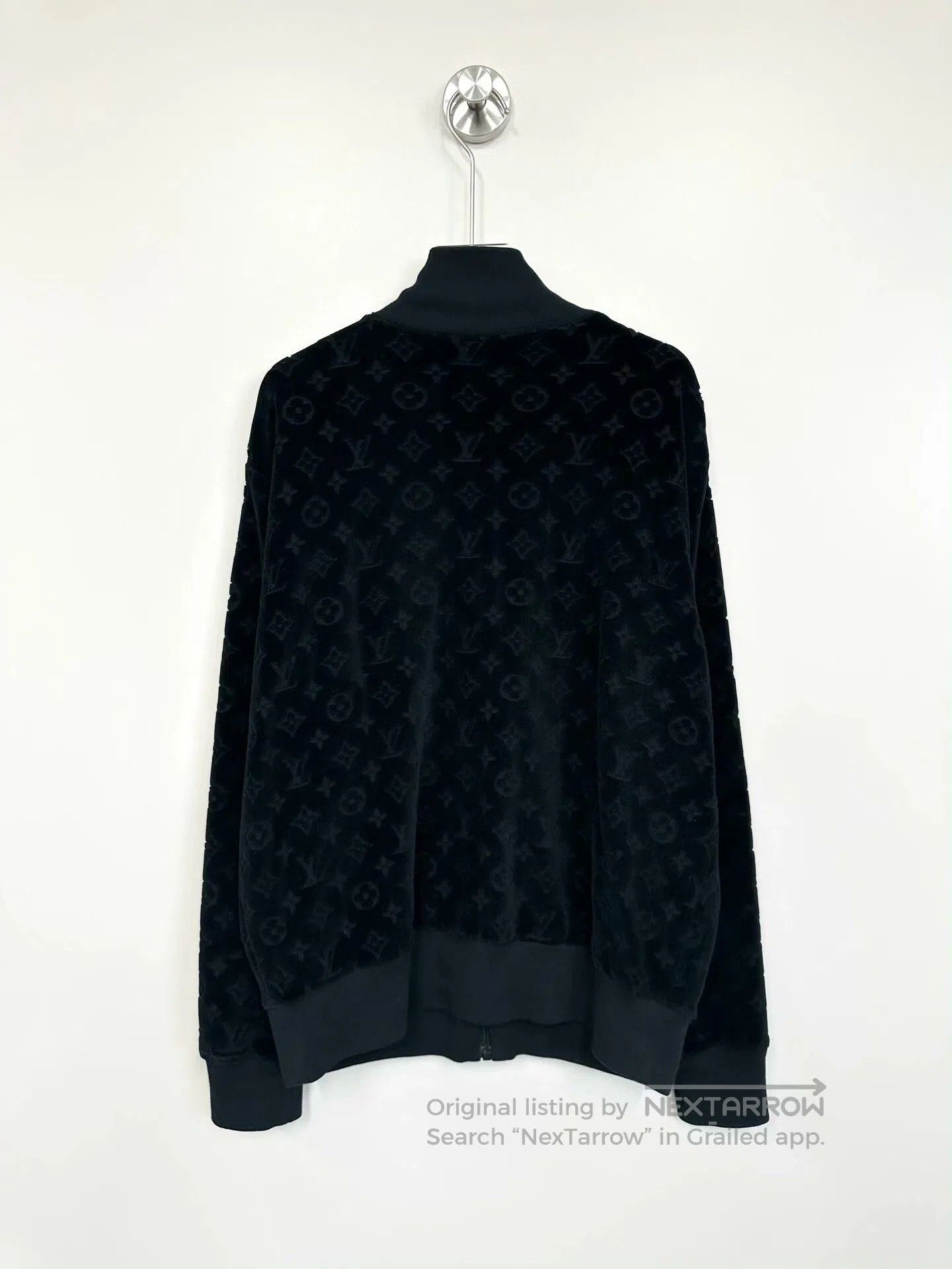 Louis Vuitton Louis Vuitton Black Velvet Zip Jacket. Size US L / EU 52-54 / 3 - 2 Thumbnail
