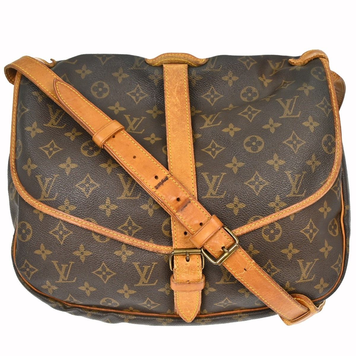 Louis Vuitton Louis Vuitton Saumur Handbag Monogram Canvas Size ONE SIZE - 1 Thumbnail