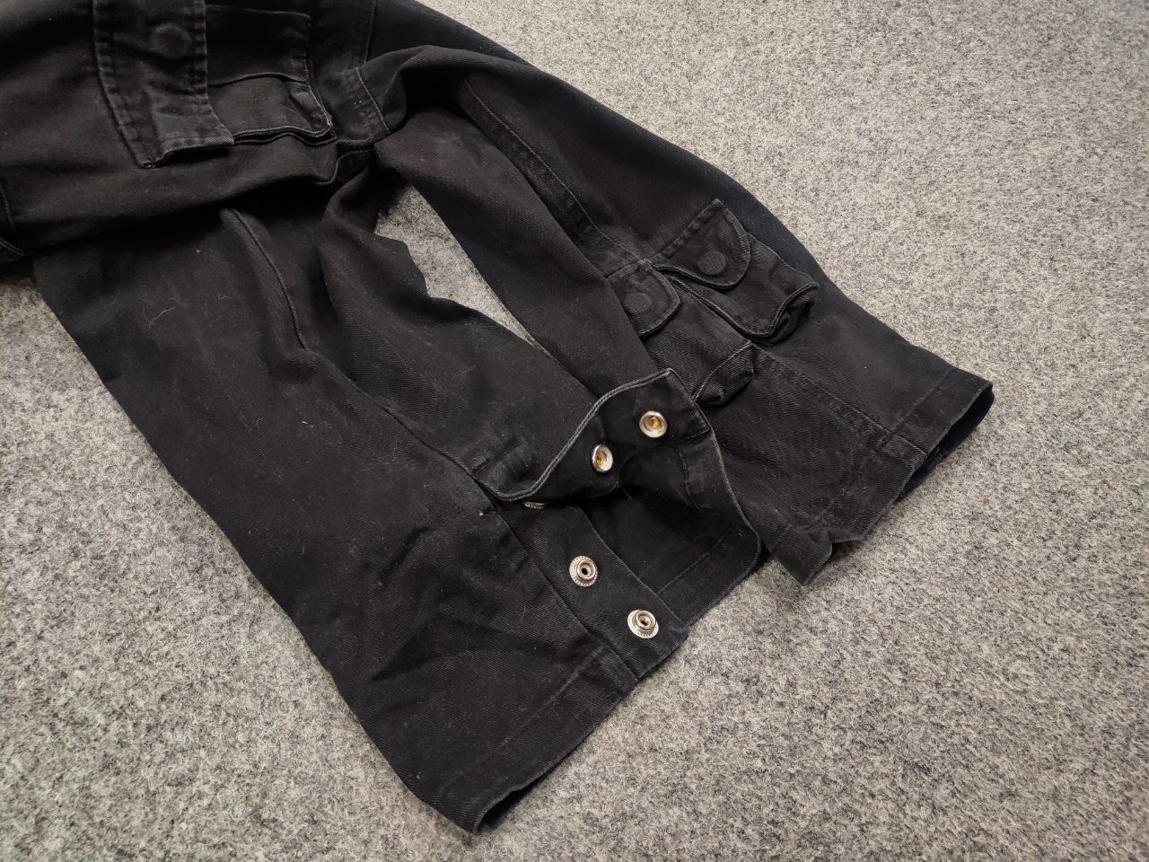 Japanese Brand Vintage BT Japanese Design Black Cargo Jeans Y2K Style Size US 34 / EU 50 - 15 Thumbnail