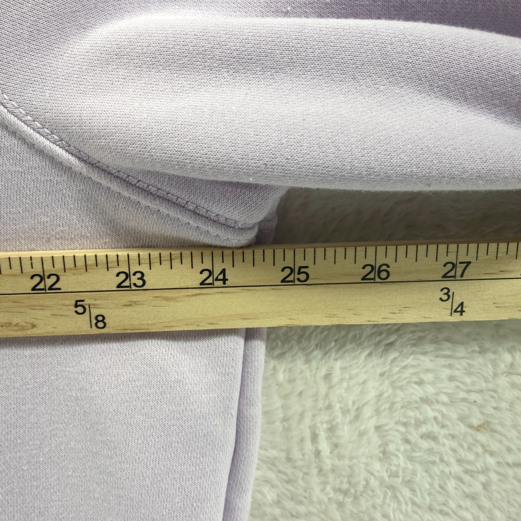 Carhartt VINTAGE Carhartt Lilac Purple Womens XL Hoodie Sweatshirt Relaxed Fit Hoody Pullover Pockets Size XL / US 12-14 / IT 48-50 - 7 Thumbnail