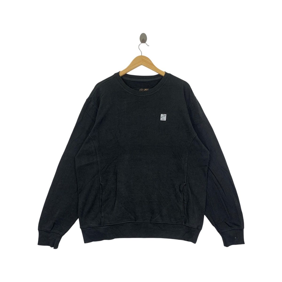 RVCA RVCA ANP Surf Streetwear Small Logo Label Black Sweatshirt Size US XL / EU 56 / 4 - 1 Thumbnail