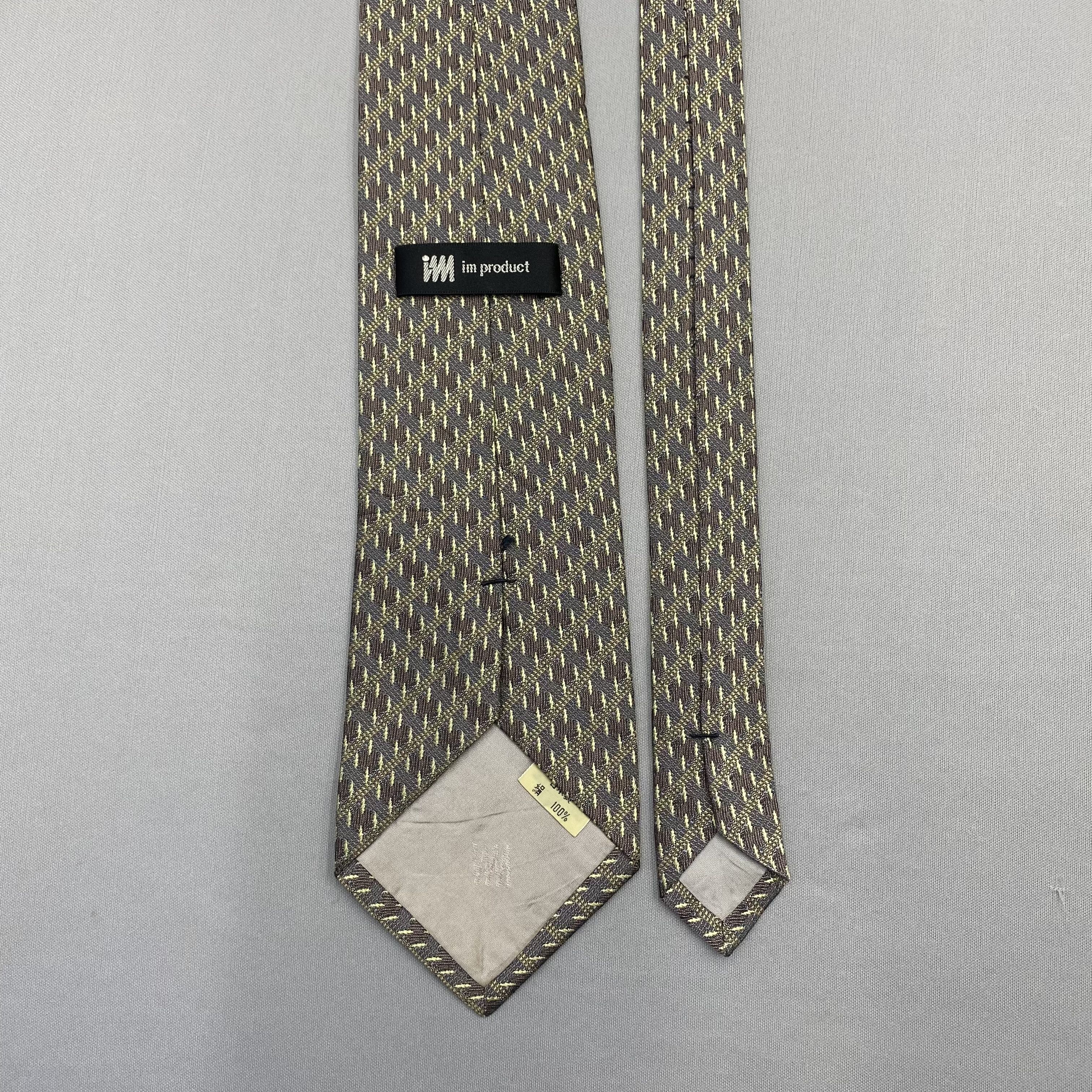 Issey Miyake Vintage Issey Miyake SILK Necktie Cravate Pure Silk Neck Tie Size ONE SIZE - 6 Thumbnail