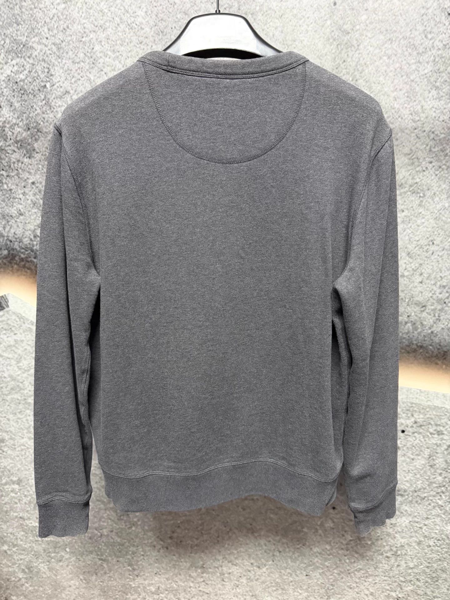 Burberry Burberry Men's Gray Knight Embroidered M Sweatshirt Size US M / EU 48-50 / 2 - 2 Thumbnail