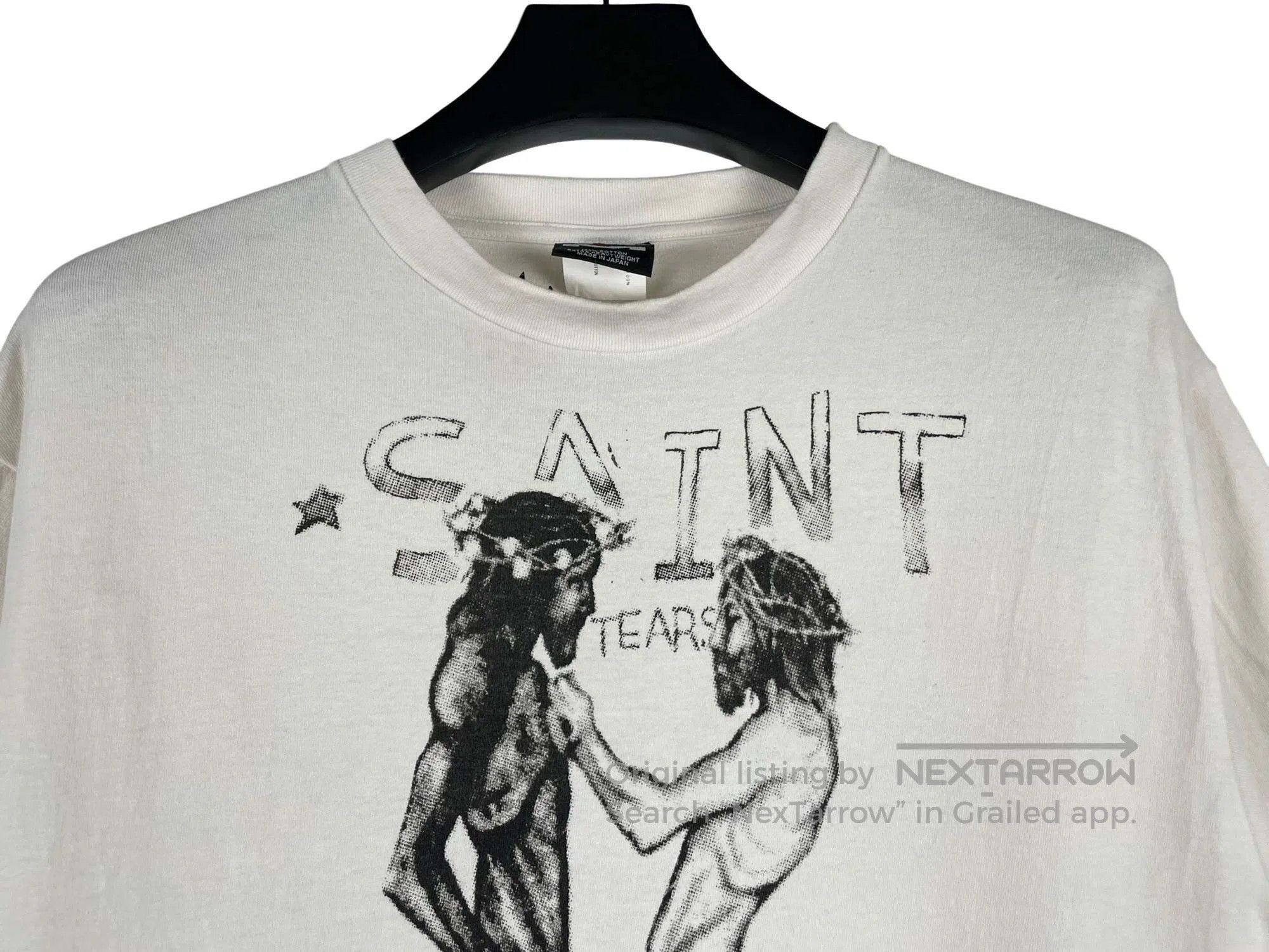 Saint Laurent Paris Saint Laurent Paris Washed Distressed Short Sleeve Size US L / EU 52-54 / 3 - 3 Thumbnail