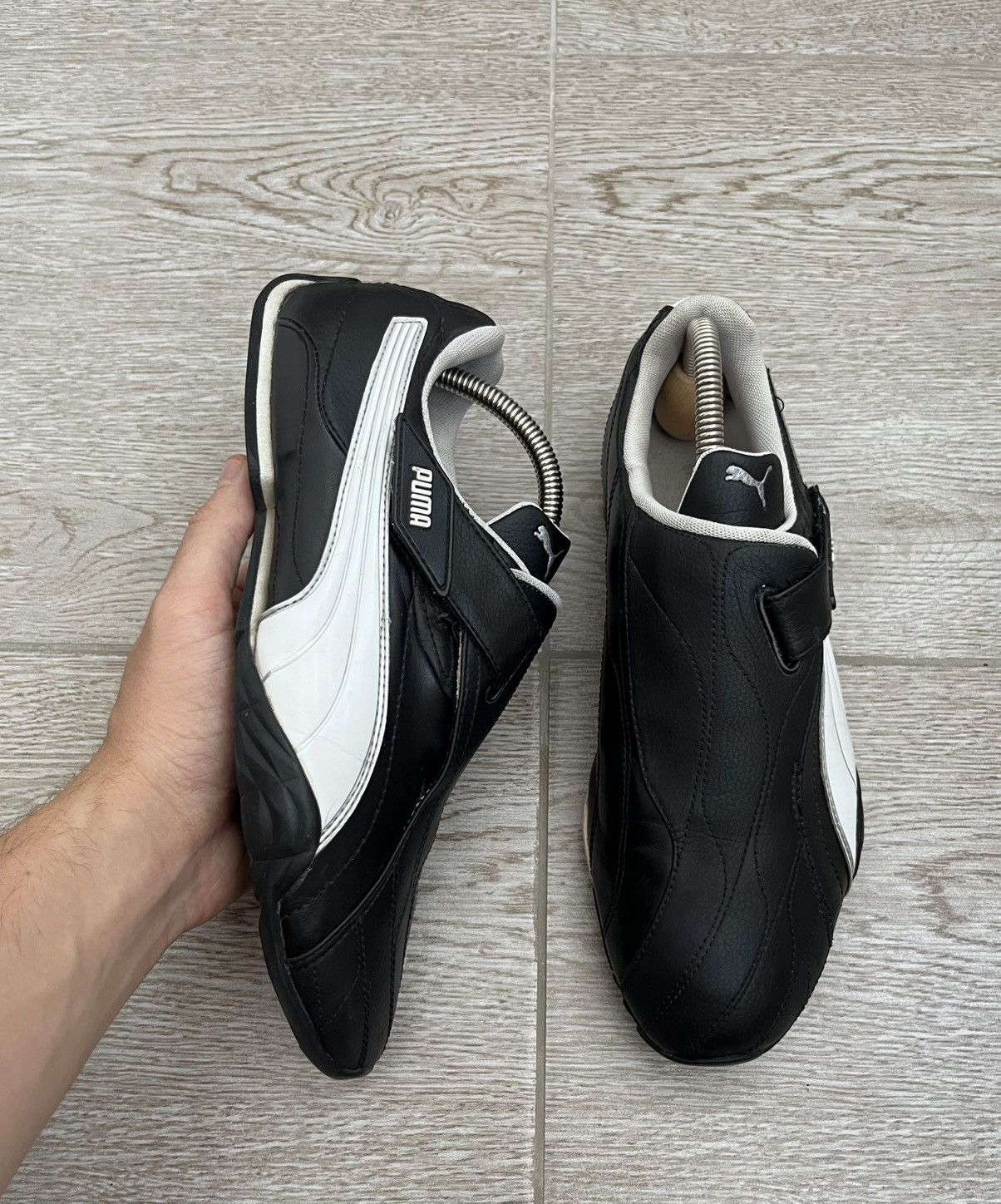 Puma VINTAGE PUMA SLIP-ON MIHARA YASUHIRO STYLE LEATHER SNEAKERS Size US 8 / EU 41 - 7 Thumbnail