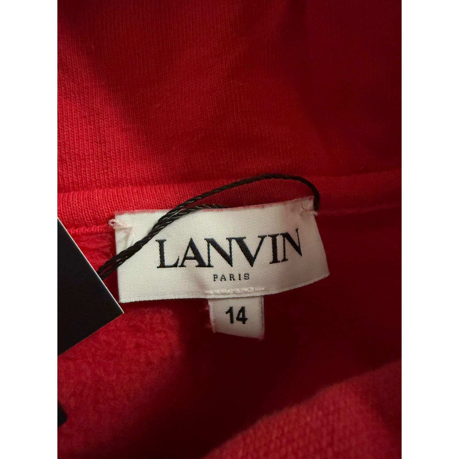 Lanvin Lanvin Hoodie Red Used 14 (XS) Size XL / US 12-14 / IT 48-50 - 2 Thumbnail
