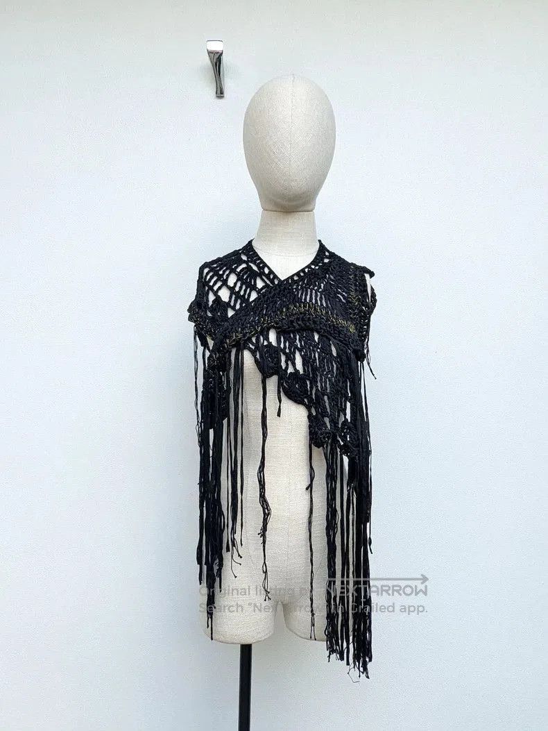Ann Demeulemeester Ann Demeulemeester Fringe Cape Accessory. Size XXS / US 00 / IT 34 - 1 Thumbnail
