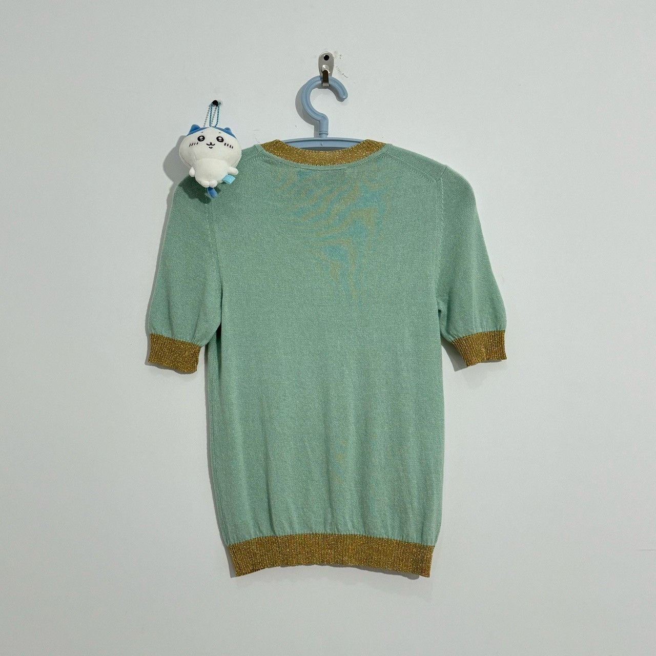 Gucci Gucci gold-edged knitted short sleeves 2501-Nextarrow Size US XS / EU 42 / 0 - 3 Thumbnail