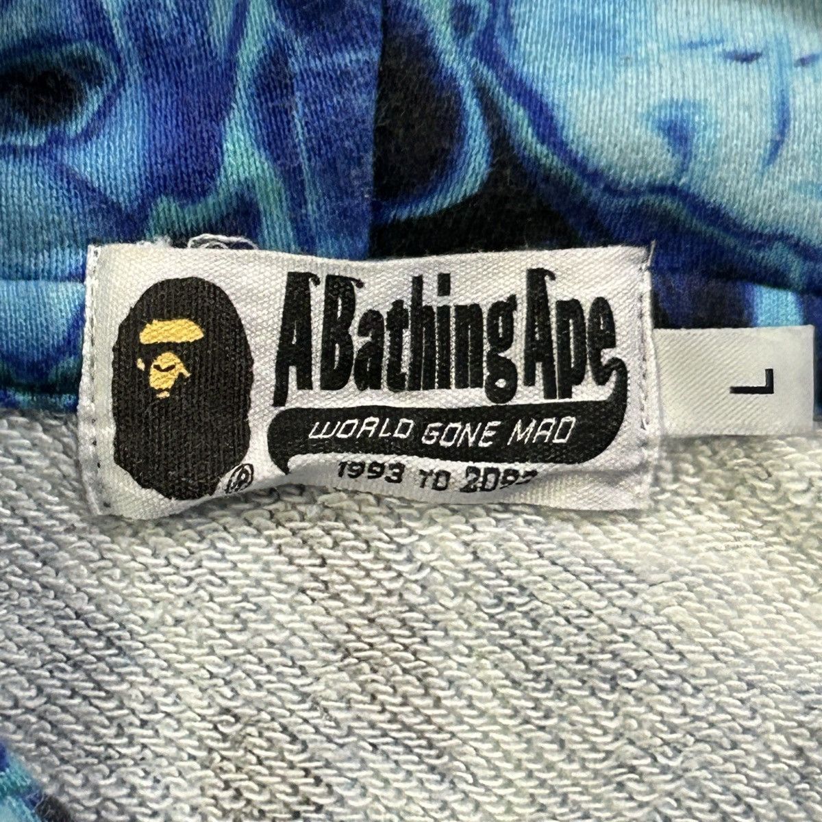 Bape BAPE Blue Flame Full Zip Hoodie Size US L / EU 52-54 / 3 - 7 Thumbnail