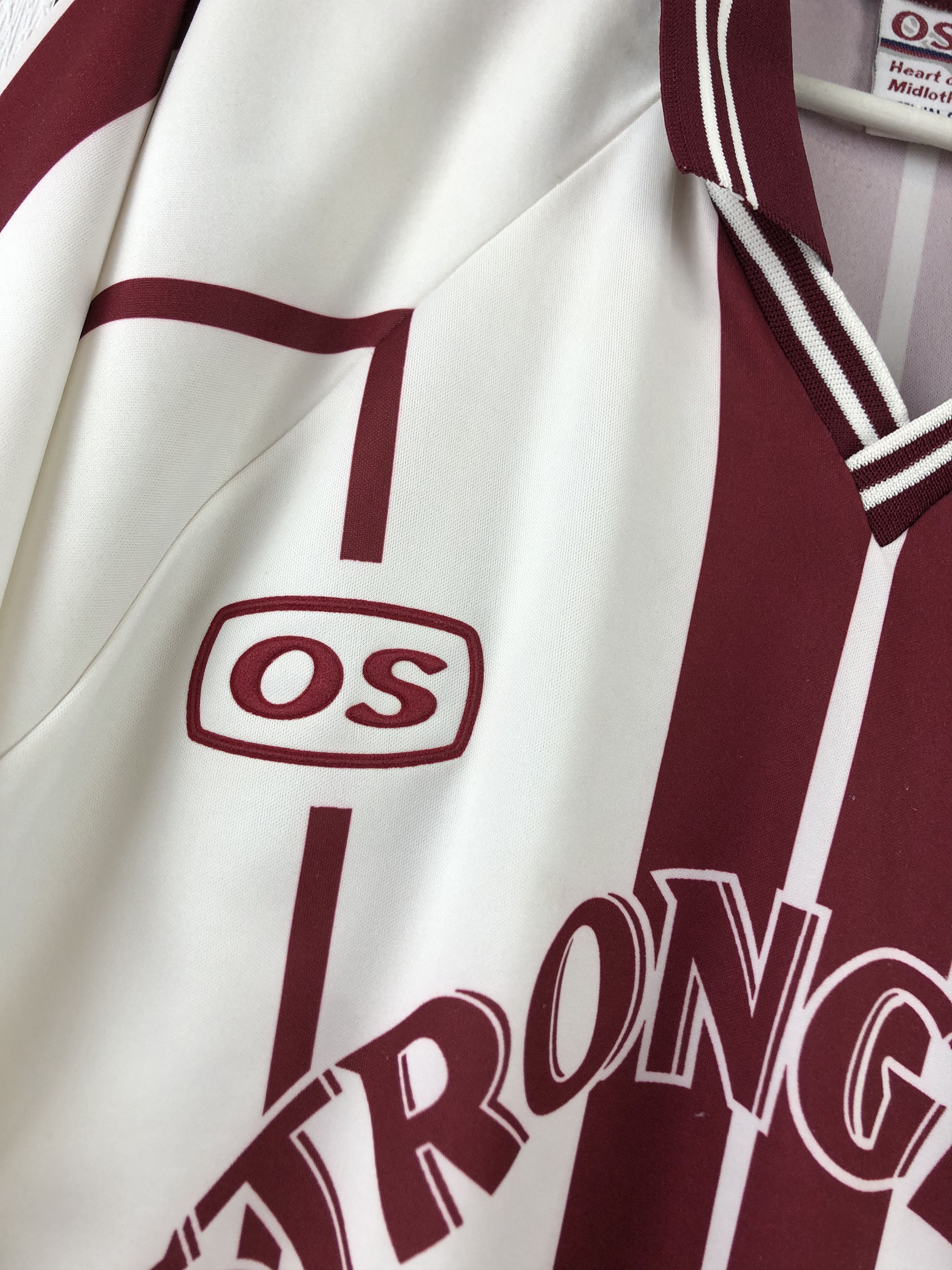 Vintage Heart Of Midlothian football shirt 1999 Soccer Jersey Rare Size US M / EU 48-50 / 2 - 5 Thumbnail