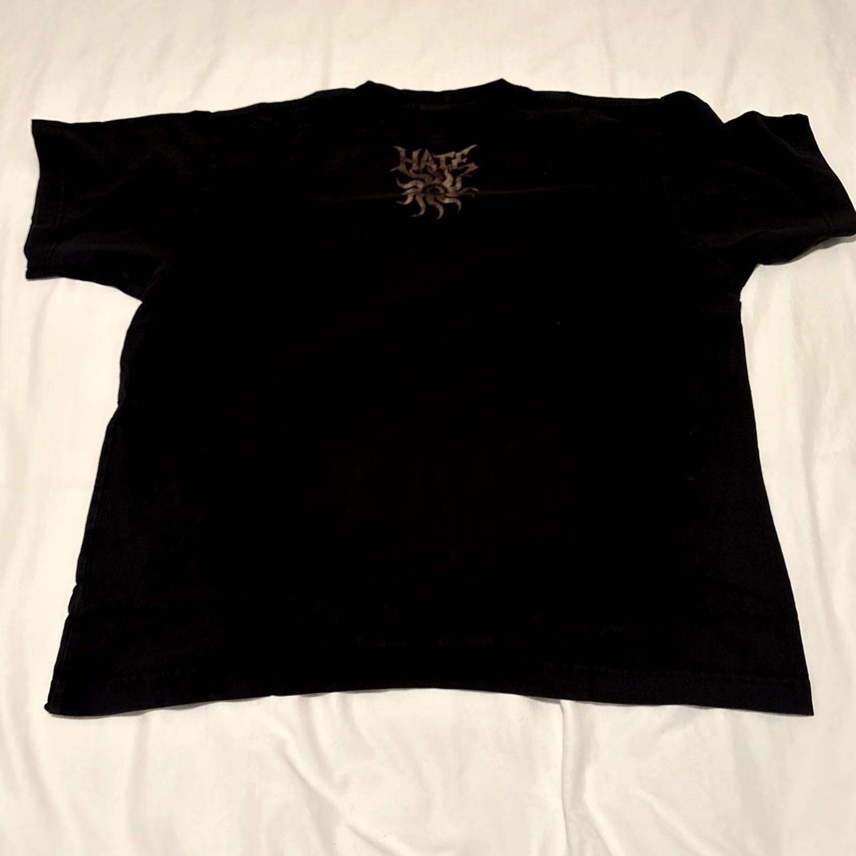 Vintage Hate DEATH METAL T-shirt Black XL Mens Short Sleeve Round Neck Cygnus / Death Metal / Trash Metal T-Shirt Size US XL / EU 56 / 4 - 4 Thumbnail