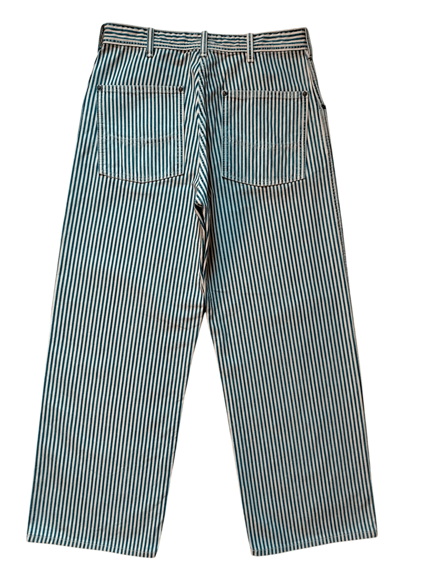 Edwin Vtg 90s ONE-O-ONE 101 Edwin Hickory Workwear Wide Leg Jeans Size US 34 / EU 50 - 1 Thumbnail