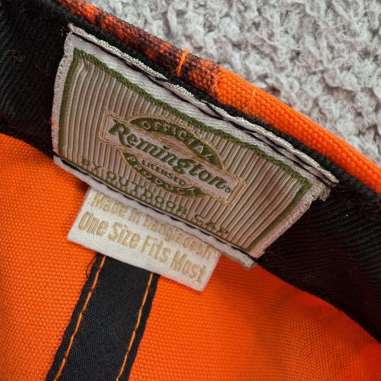 Mossy Oaks Remington Mossy Oak Orange Camo Hat Cap Adjustable Strap NWT Size ONE SIZE - 8 Thumbnail