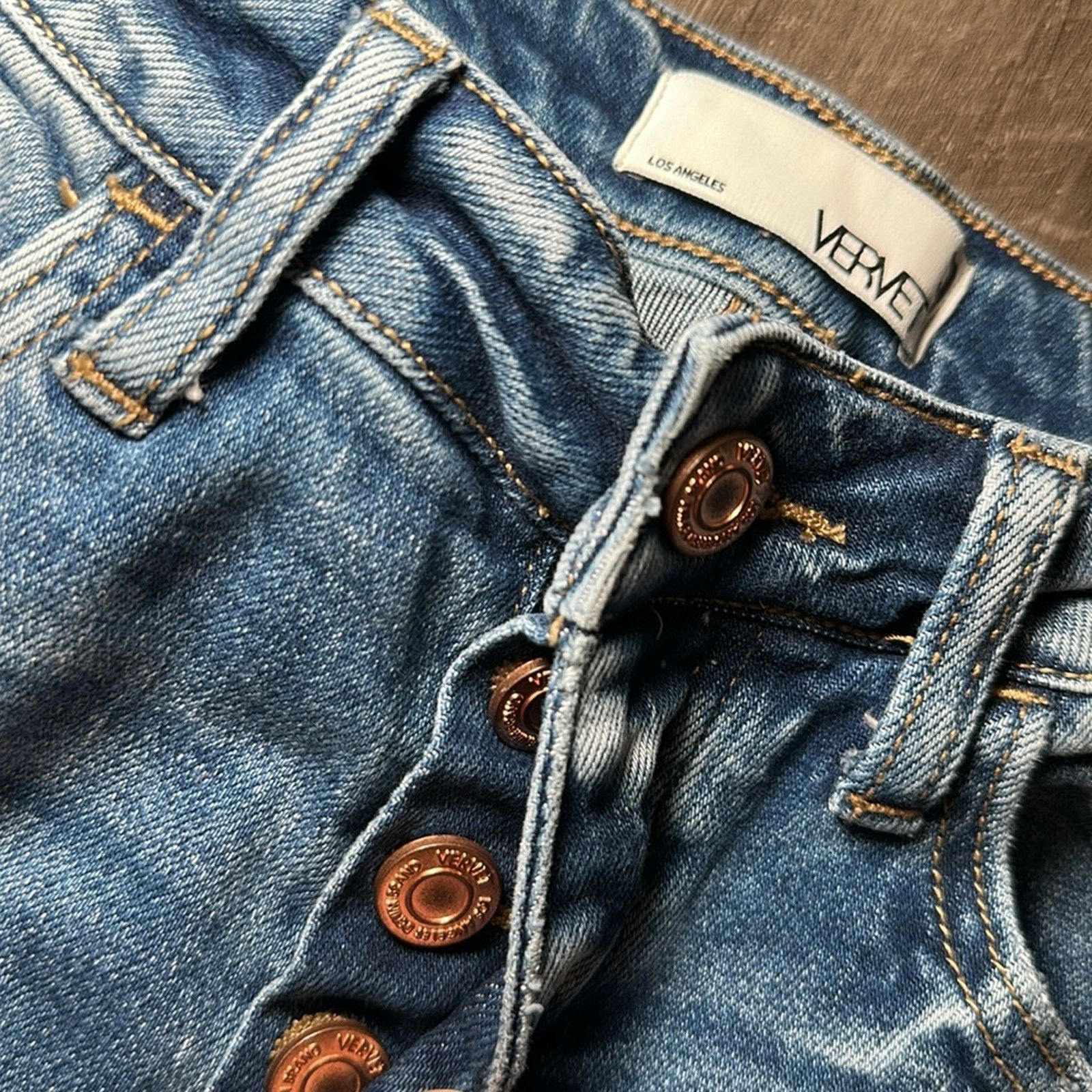Other Vervet Commander Rolled Up Crop Distressed Boyfriend - 26 Size 26" / US 2 / IT 38 - 7 Thumbnail