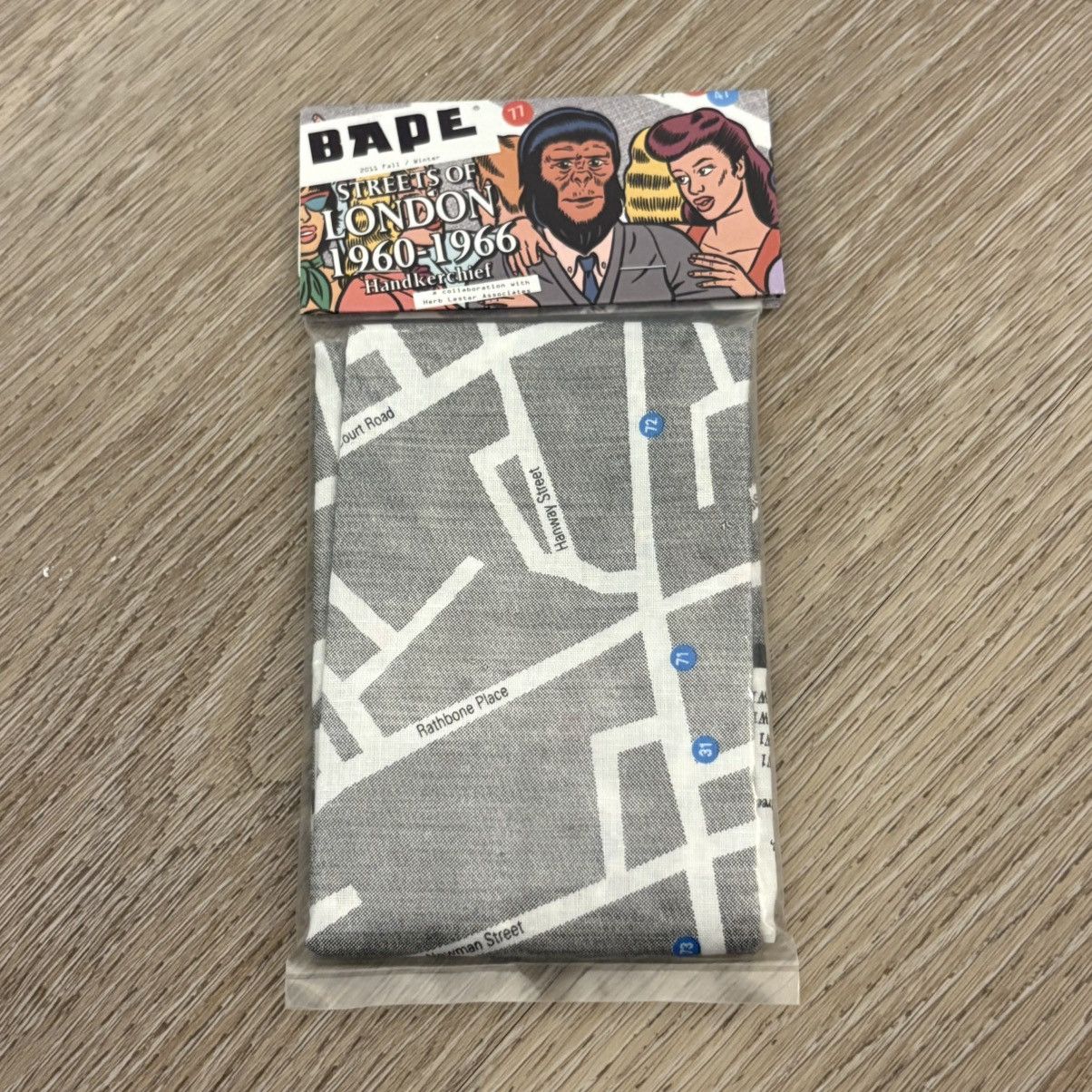 Bape Bape London Map Bandana Novelty Size ONE SIZE - 1 Thumbnail