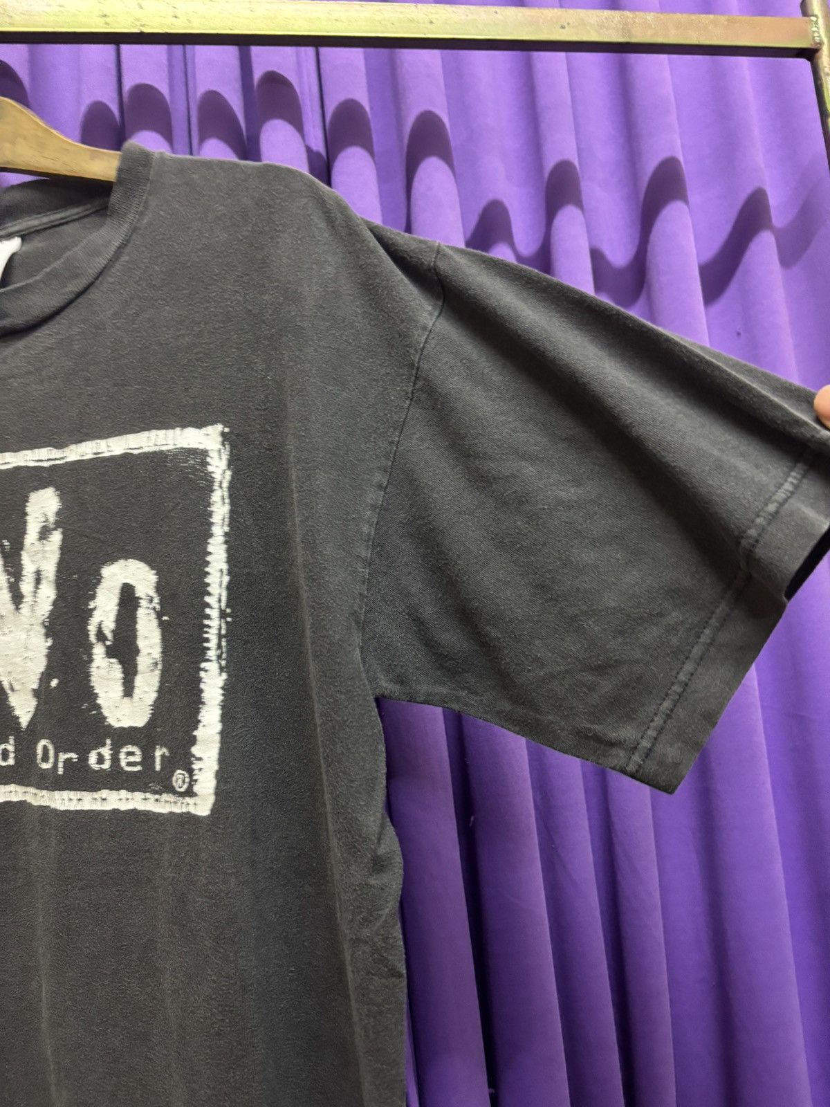 WCW/nWo vintage NWO logo wcw faded classic iconic logo erd style Size US L / EU 52-54 / 3 - 6 Thumbnail