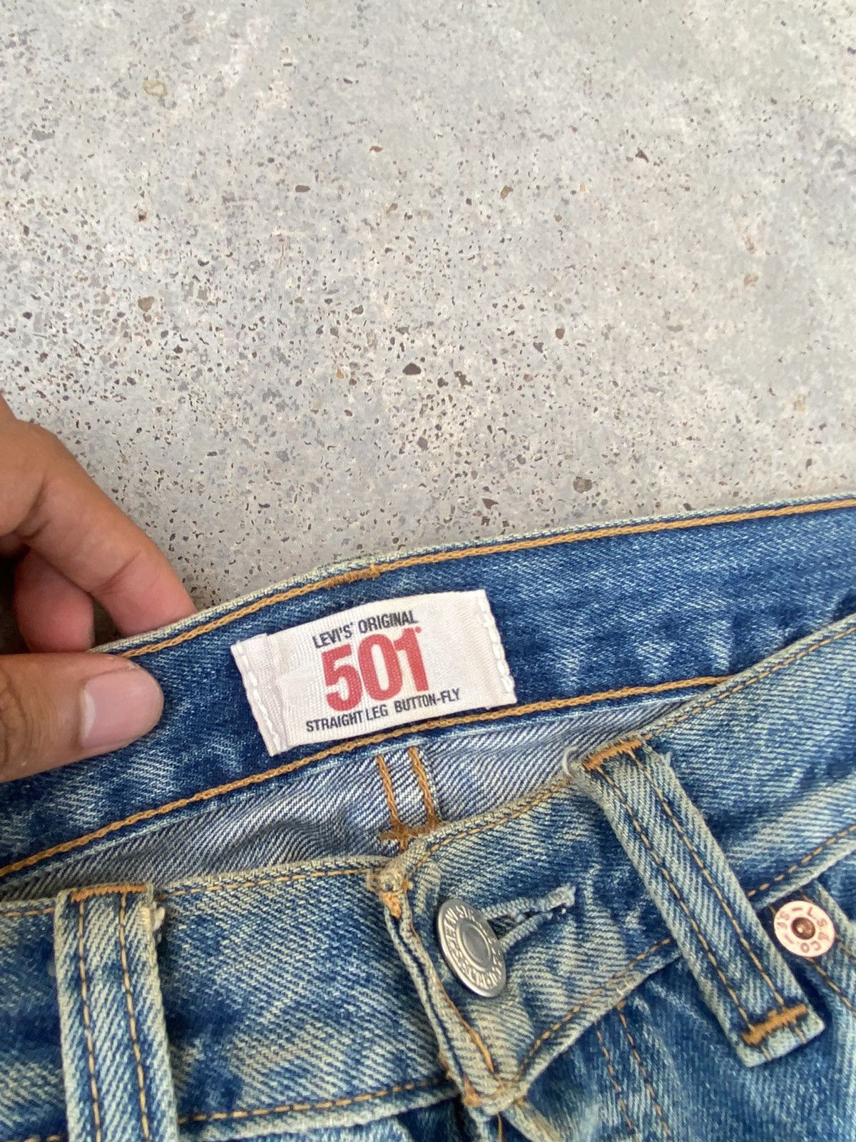 Levi's Vintage Levis 501 Distressed Jeans Size US 32 / EU 48 - 11 Thumbnail