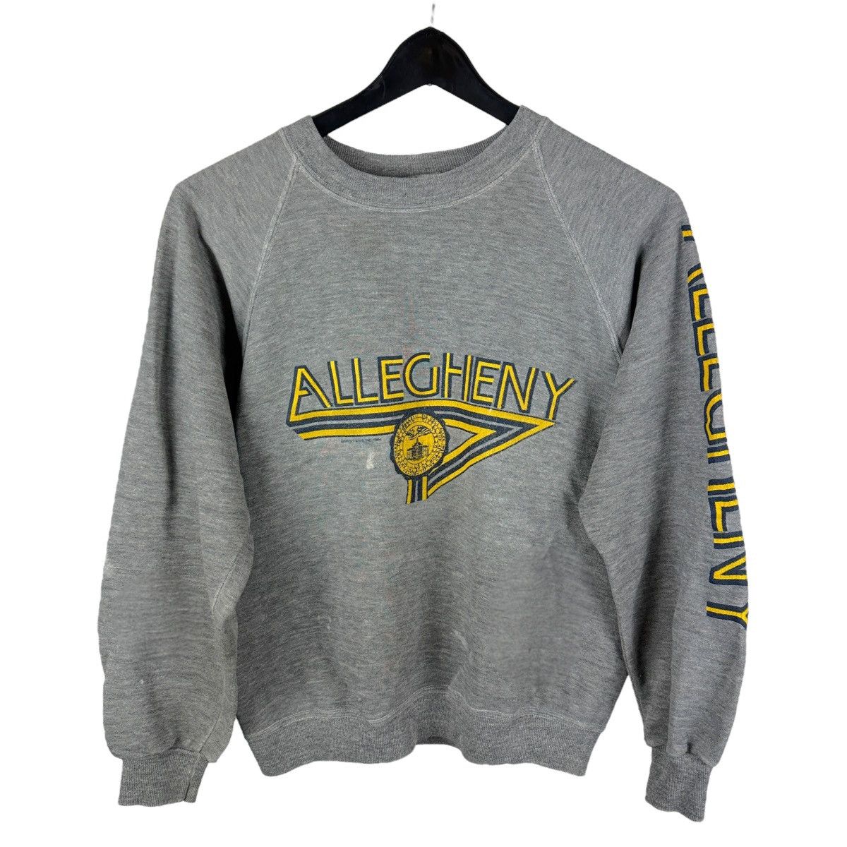 Vintage Vintage 70s Allegheny County Pennsylvania Sweatshirt Size US S / EU 44-46 / 1 - 1 Thumbnail