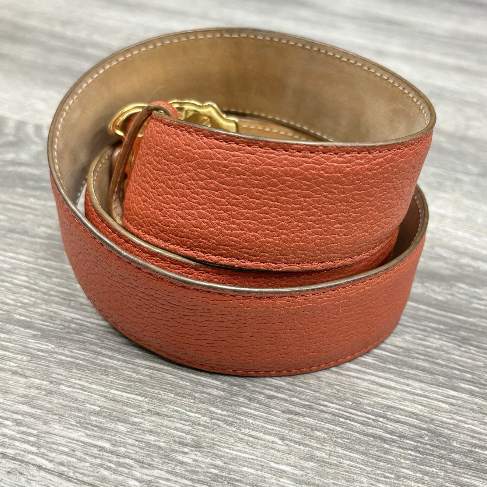Versace Versace Medusa Buckle Leather Belt | GOOD CONDITION! Size ONE SIZE - 4 Thumbnail