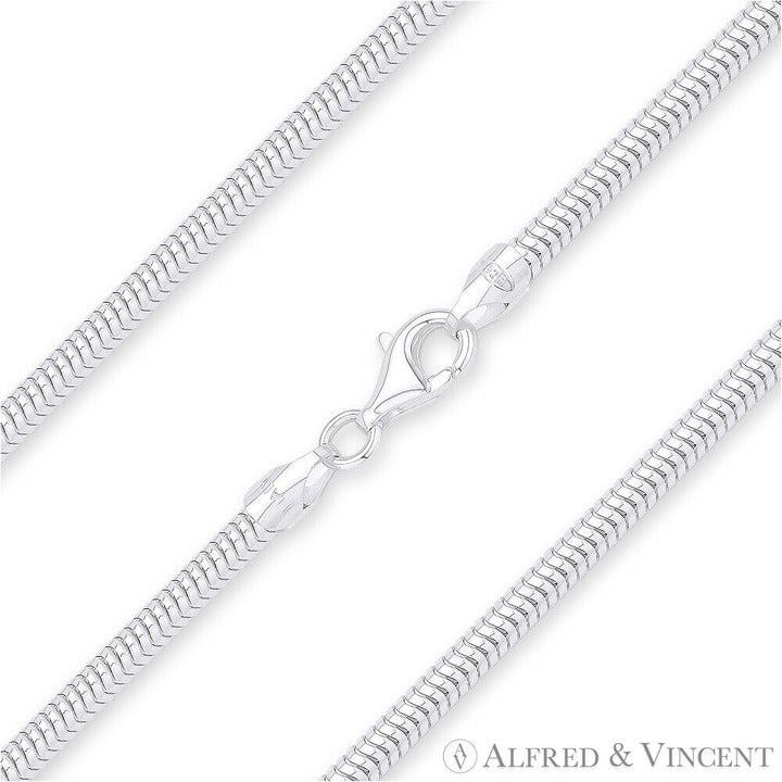 Other 2.4mm Flexible Snake Link Italian Chain Bracelet 7" Size ONE SIZE - 1 Thumbnail