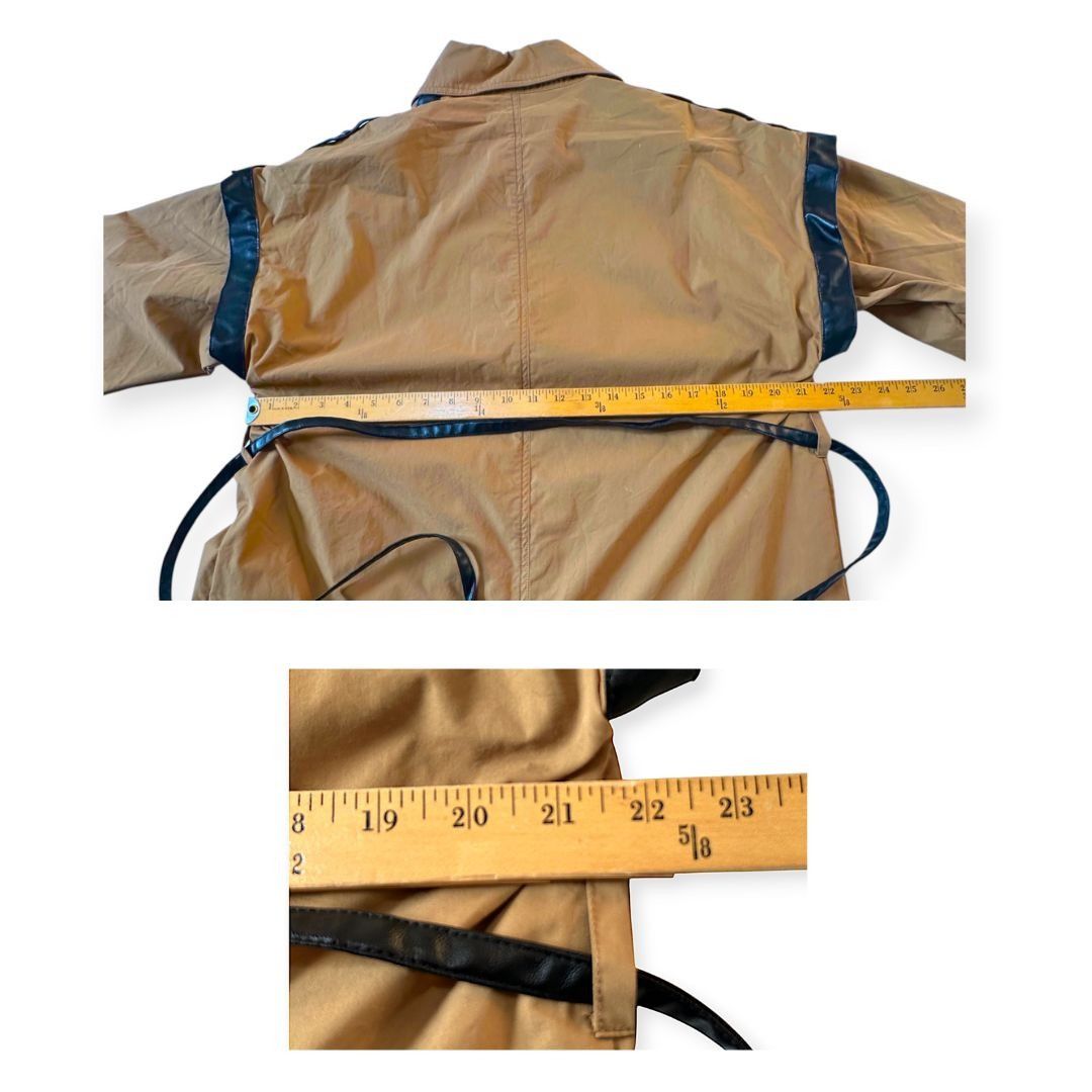 OOF Wear Oof Wear Belted Trench Coat in Tabacco, Size 42 Italy, New w Size M / US 6-8 / IT 42-44 - 14 Thumbnail