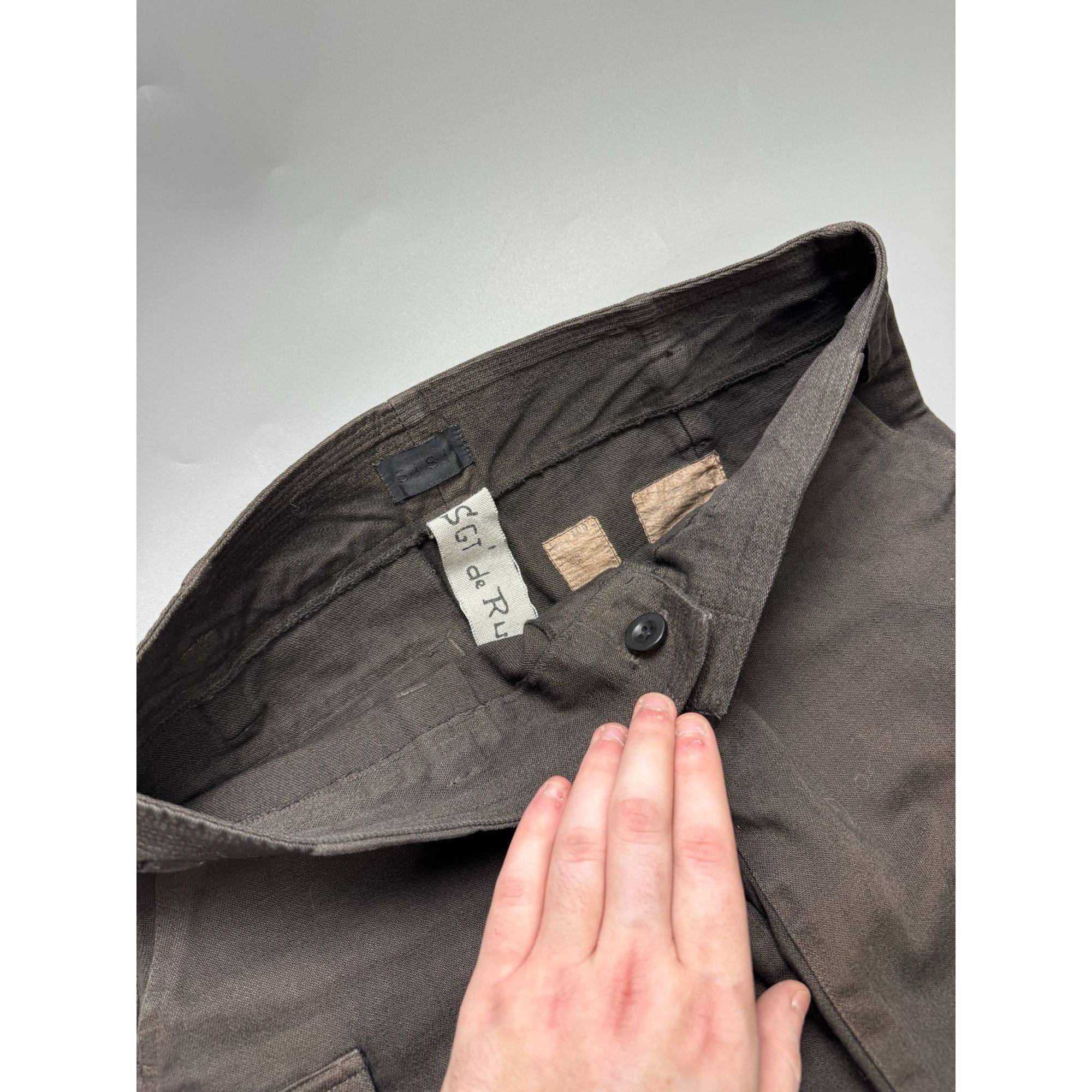 Japanese Brand SiSii Made in Japan Military Cargo Pants (Y1157) Size US 30 / EU 46 - 6 Thumbnail