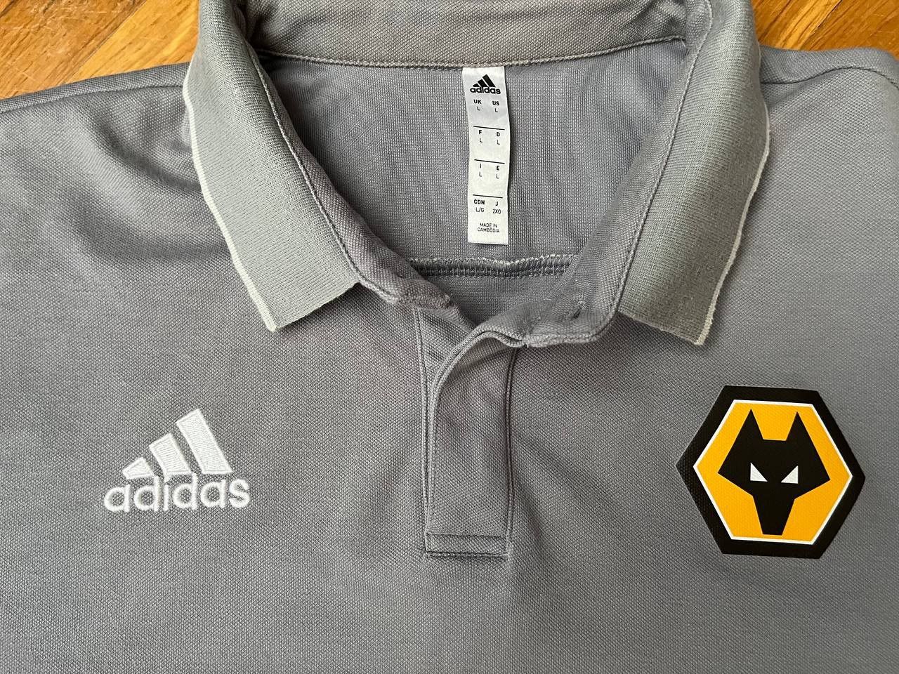 Adidas Adidas Wolverhampton Wanderers FC polo 2018-2019 Size US L / EU 52-54 / 3 - 3 Thumbnail