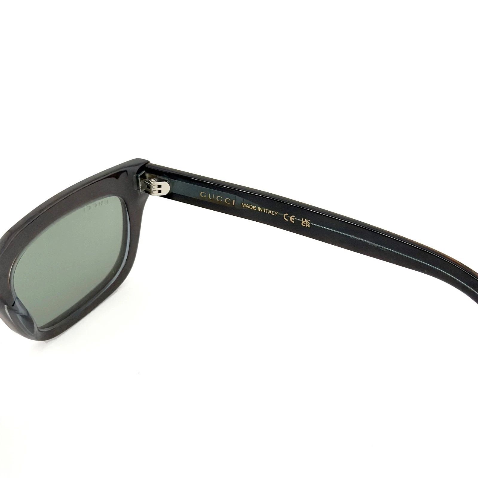 Gucci GUCCI 1524 Gg1524S Brown Wood Print Green Narrow Square 003 Size ONE SIZE - 7 Thumbnail