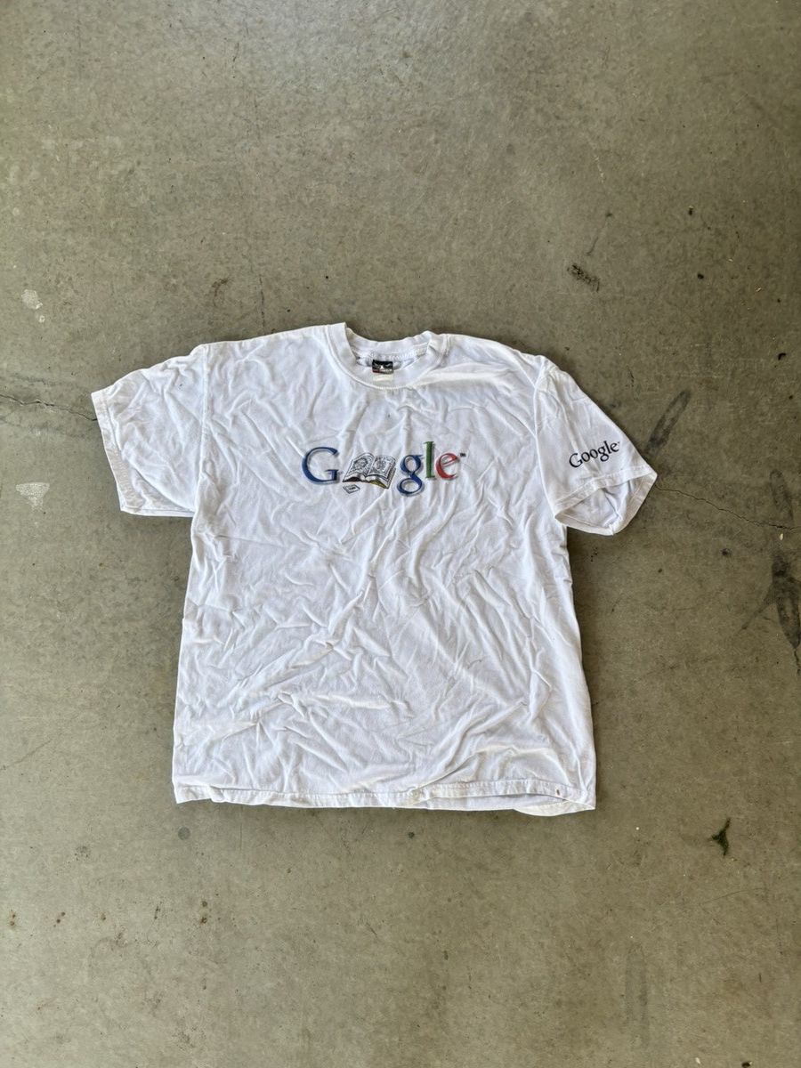Hanes 2000s Google shirt Size US XL / EU 56 / 4 - 1 Thumbnail