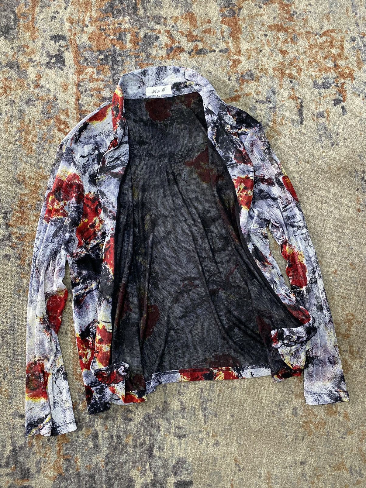 If Six Was Nine × Japanese Brand × Le Grande Bleu (L.G.B.) JPG YOHJI JAPAN face mesh fishnet Size US M / EU 48-50 / 2 - 8 Thumbnail