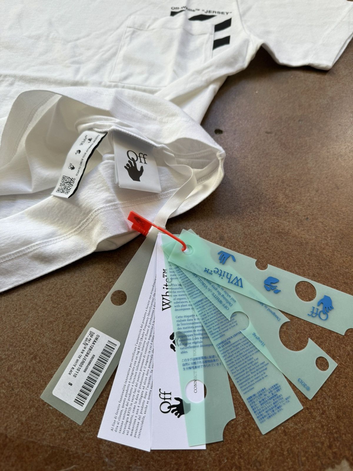 Off-White Off-White Diag Pocket Tee White Small Size US S / EU 44-46 / 1 - 6 Thumbnail