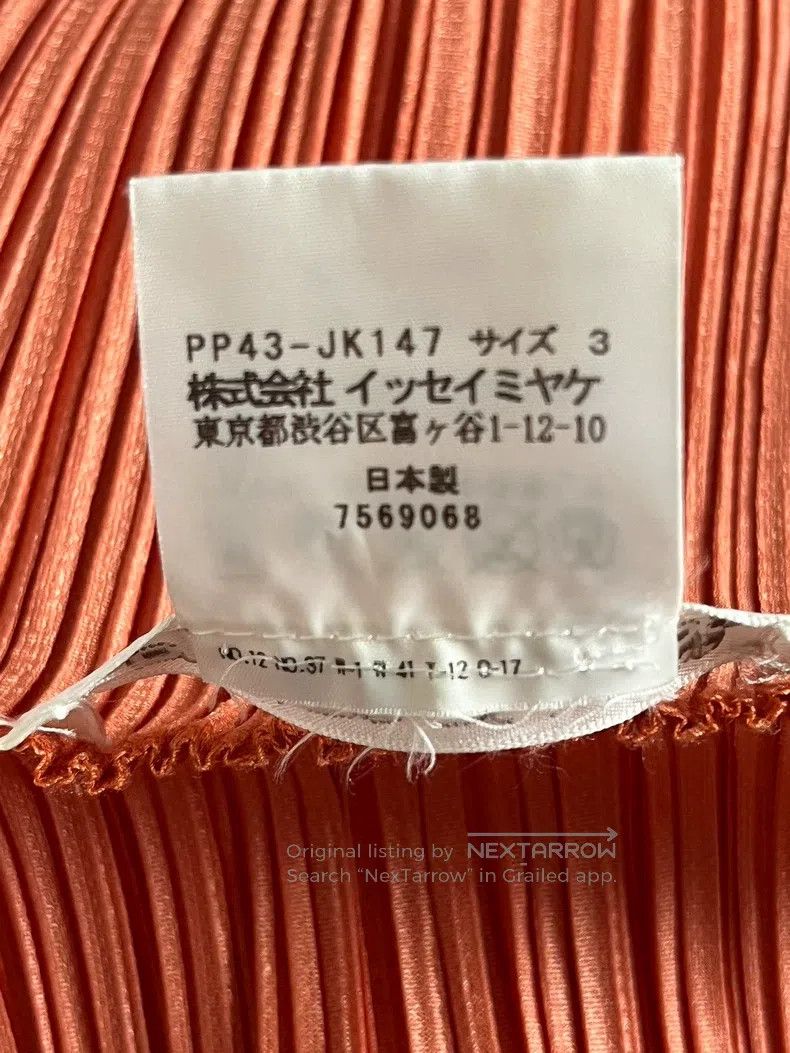 Issey Miyake Issey Miyake Orange Short Sleeve Size L / US 10 / IT 46 - 4 Thumbnail