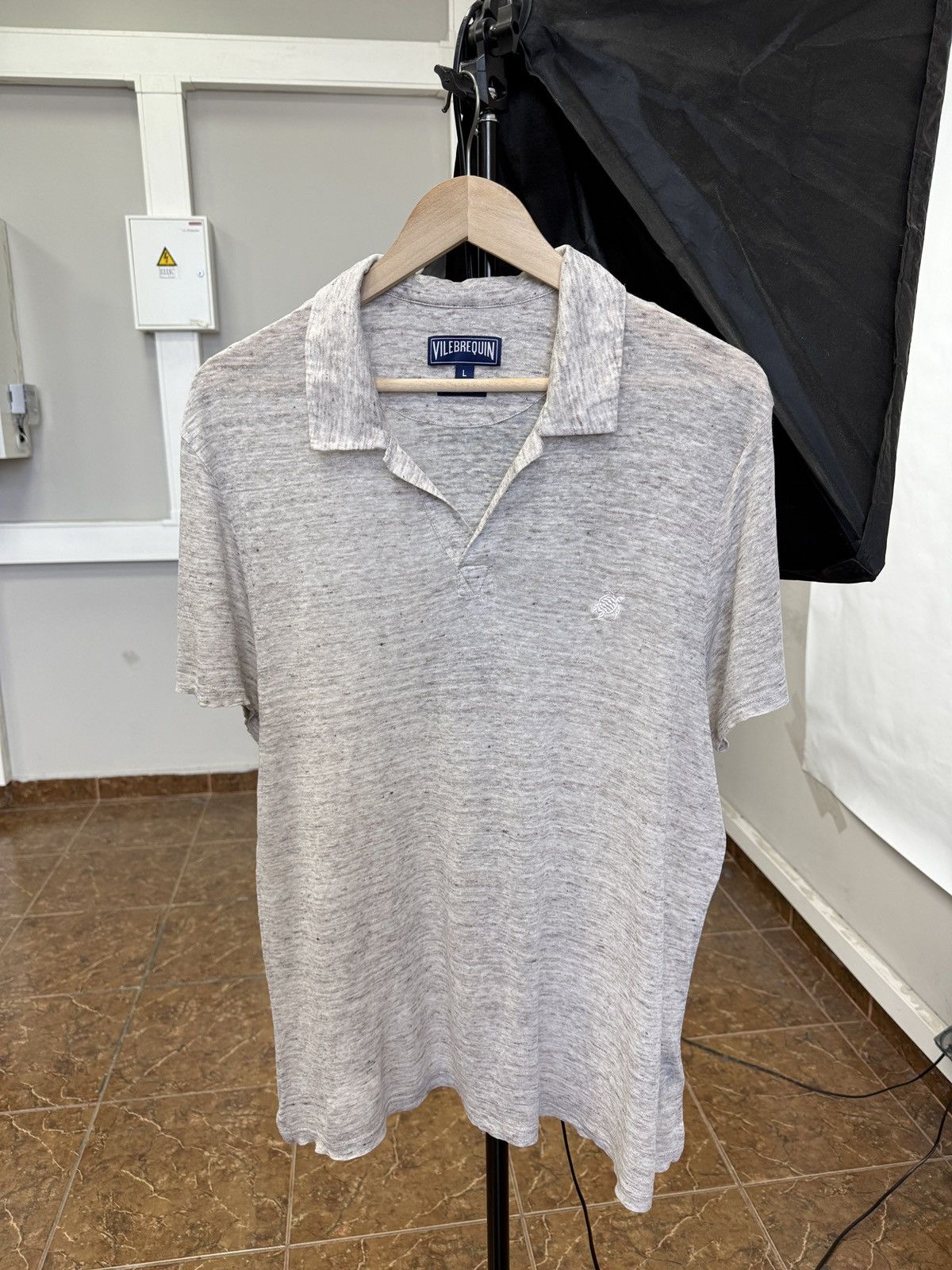 Vilebrequin 🇫🇷 Vilebrequin Linen Luxury Regular Fit Polo T-Shirt Rare Size US L / EU 52-54 / 3 - 1 Thumbnail