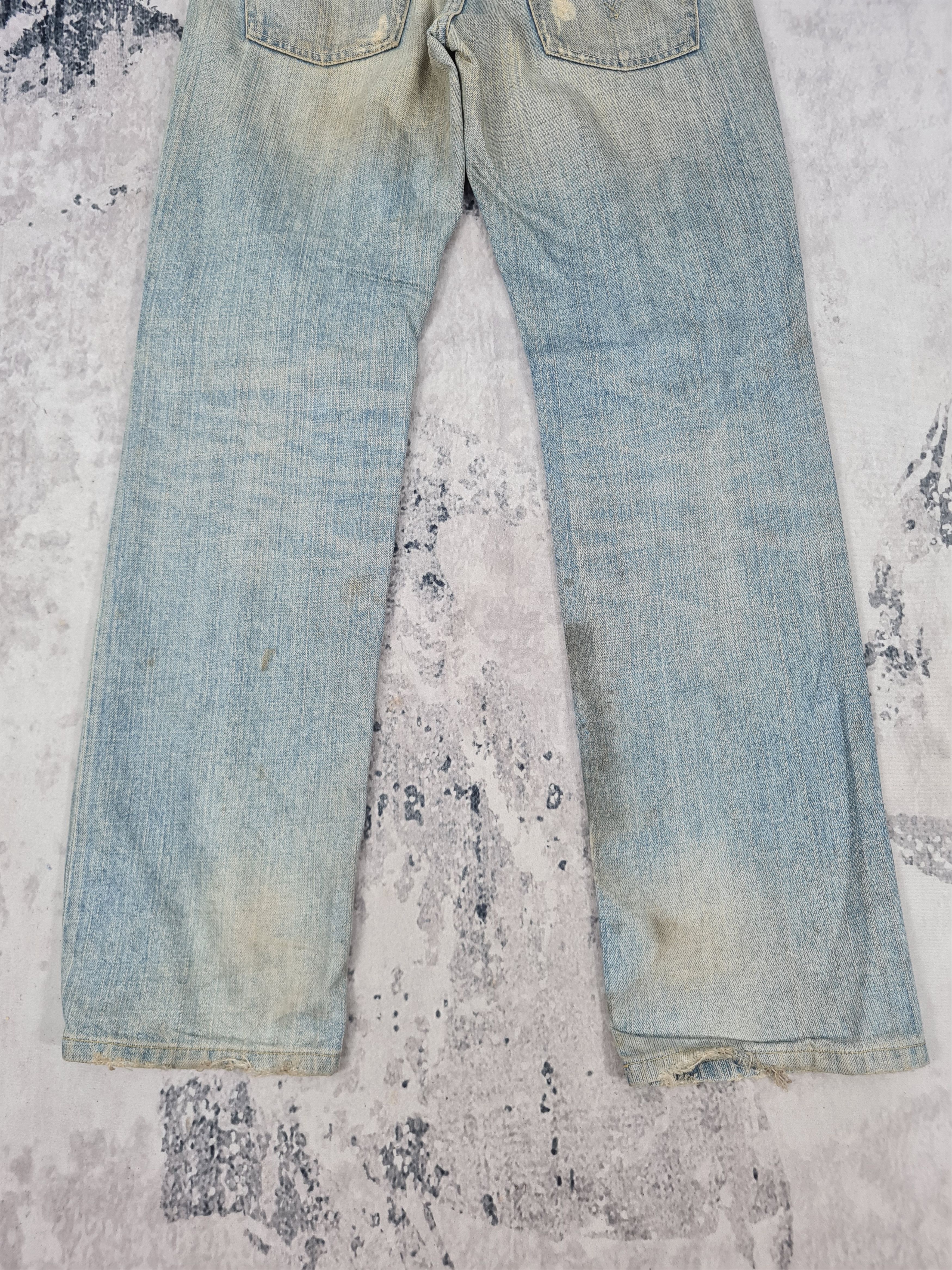 Levi's Vtg LEVIS Single Pocket Ripped Stain Jeans L0350 Size 34X33 Size US 34 / EU 50 - 10 Thumbnail