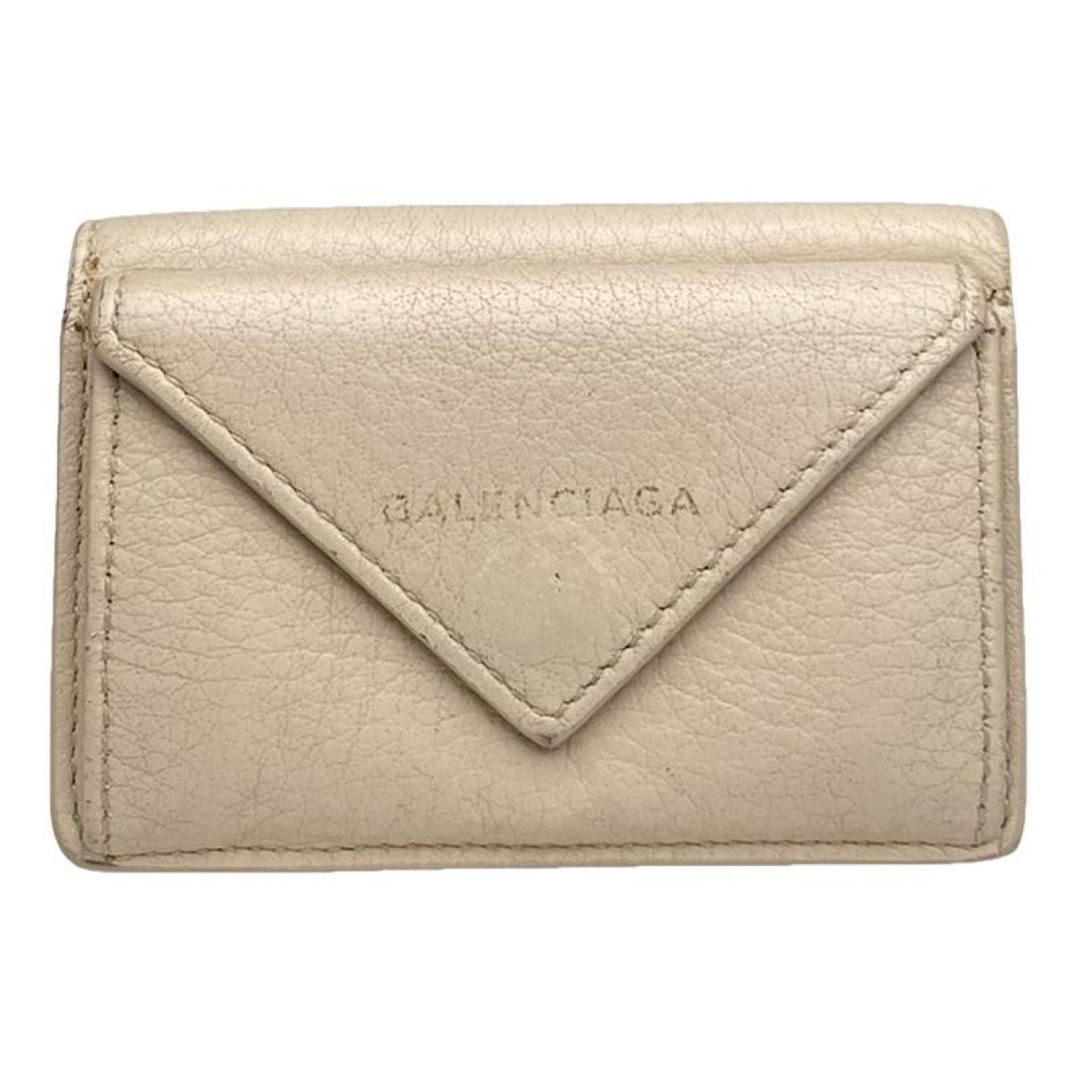 Balenciaga Ecru Leather Wallet Size ONE SIZE - 1 Thumbnail
