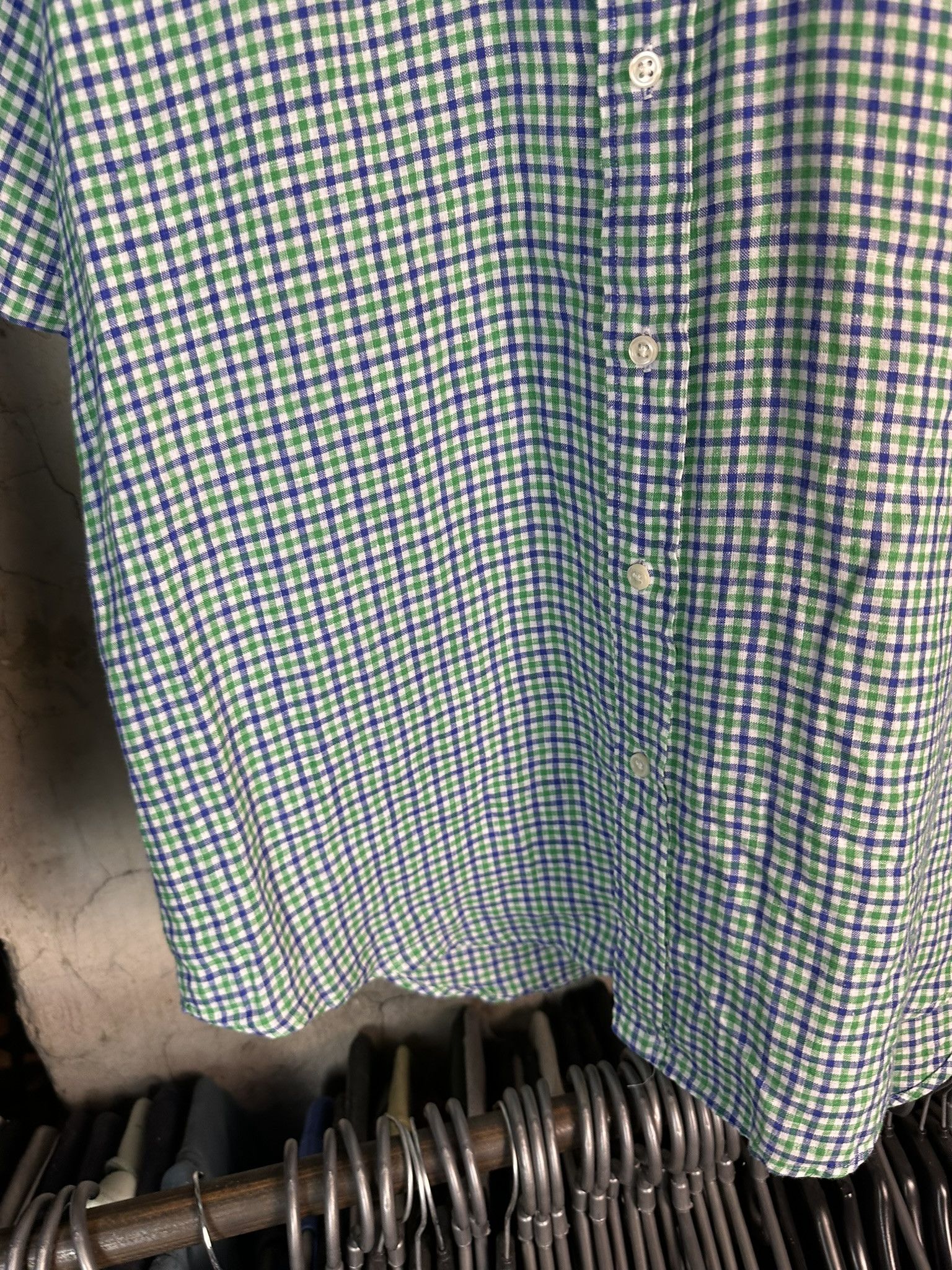 Ralph Lauren Ralph Lauren Linen Checked Button Up Shirt Size US L / EU 52-54 / 3 - 5 Thumbnail