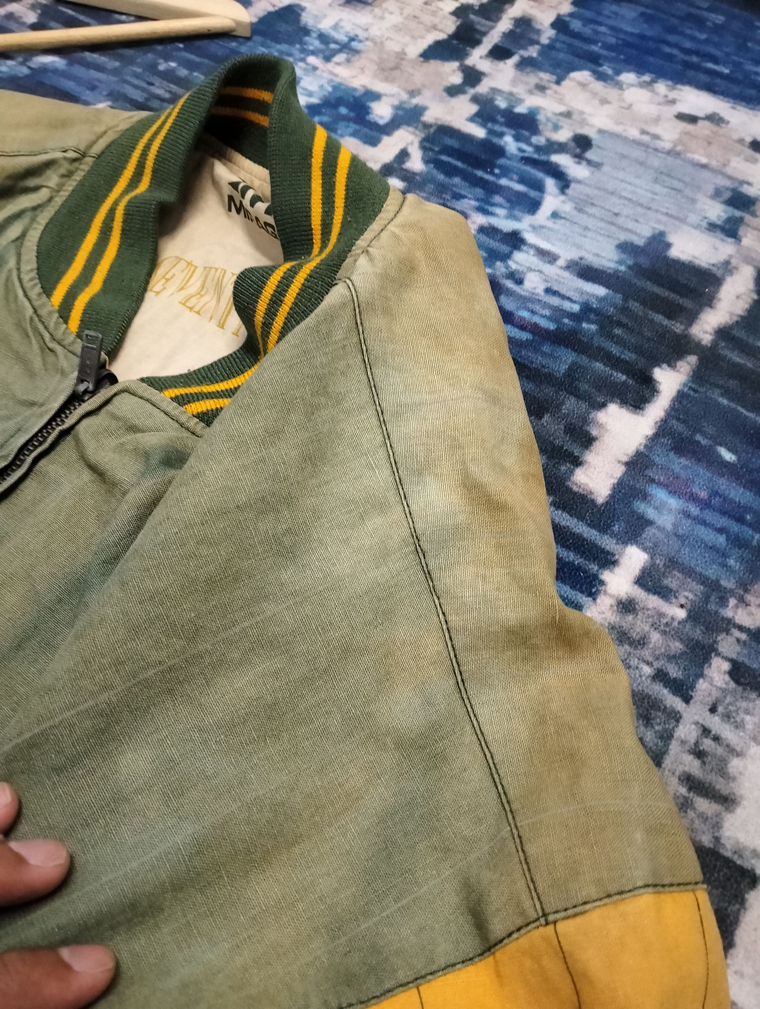 MLB × Sports Specialties × Vintage 1991 Oakland MLB Reversible Mirage jacket by marc okkonen Size US XL / EU 56 / 4 - 5 Thumbnail