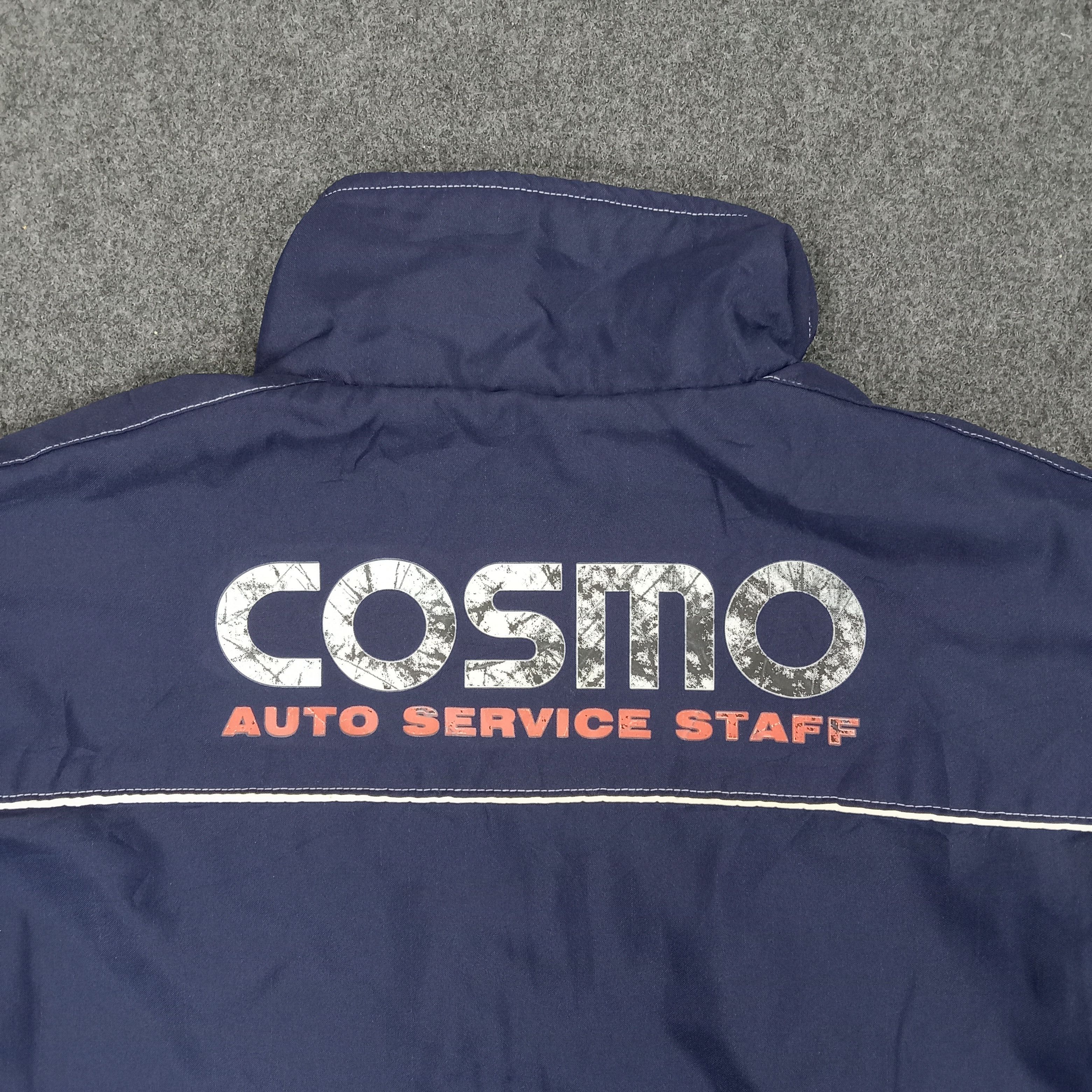 Vintage Cosmo Auto Service Japanese Company Staff Jacket Size US XL / EU 56 / 4 - 2 Thumbnail