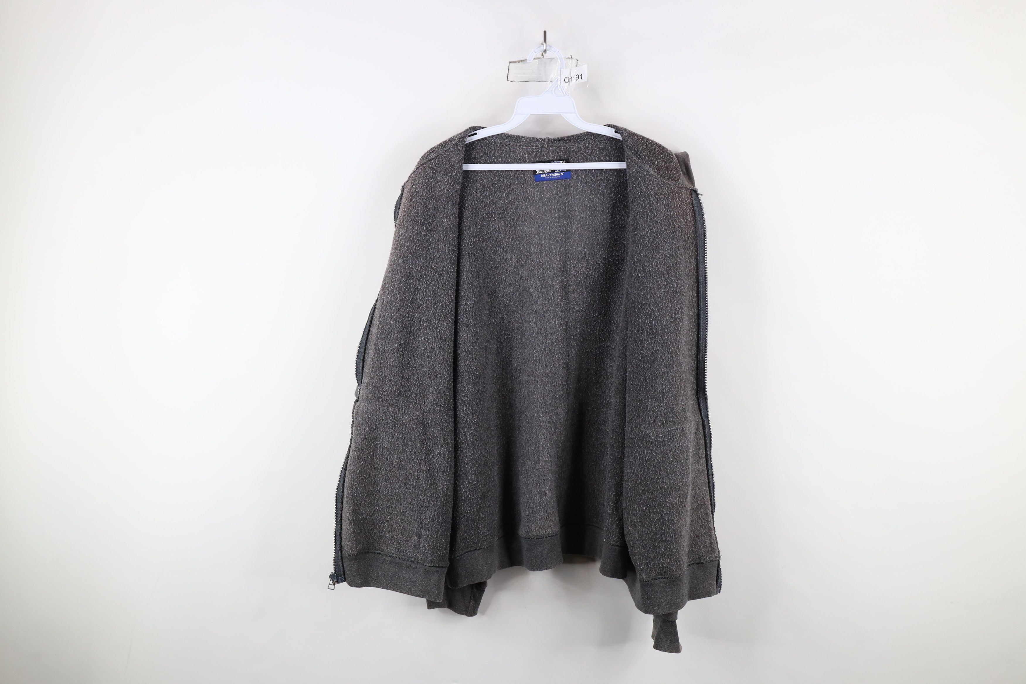 Starter × Vintage Vintage 90s Starter Heavyweight Full Zip Hoodie Sweatshirt Size US XXL / EU 58 / 5 - 8 Thumbnail