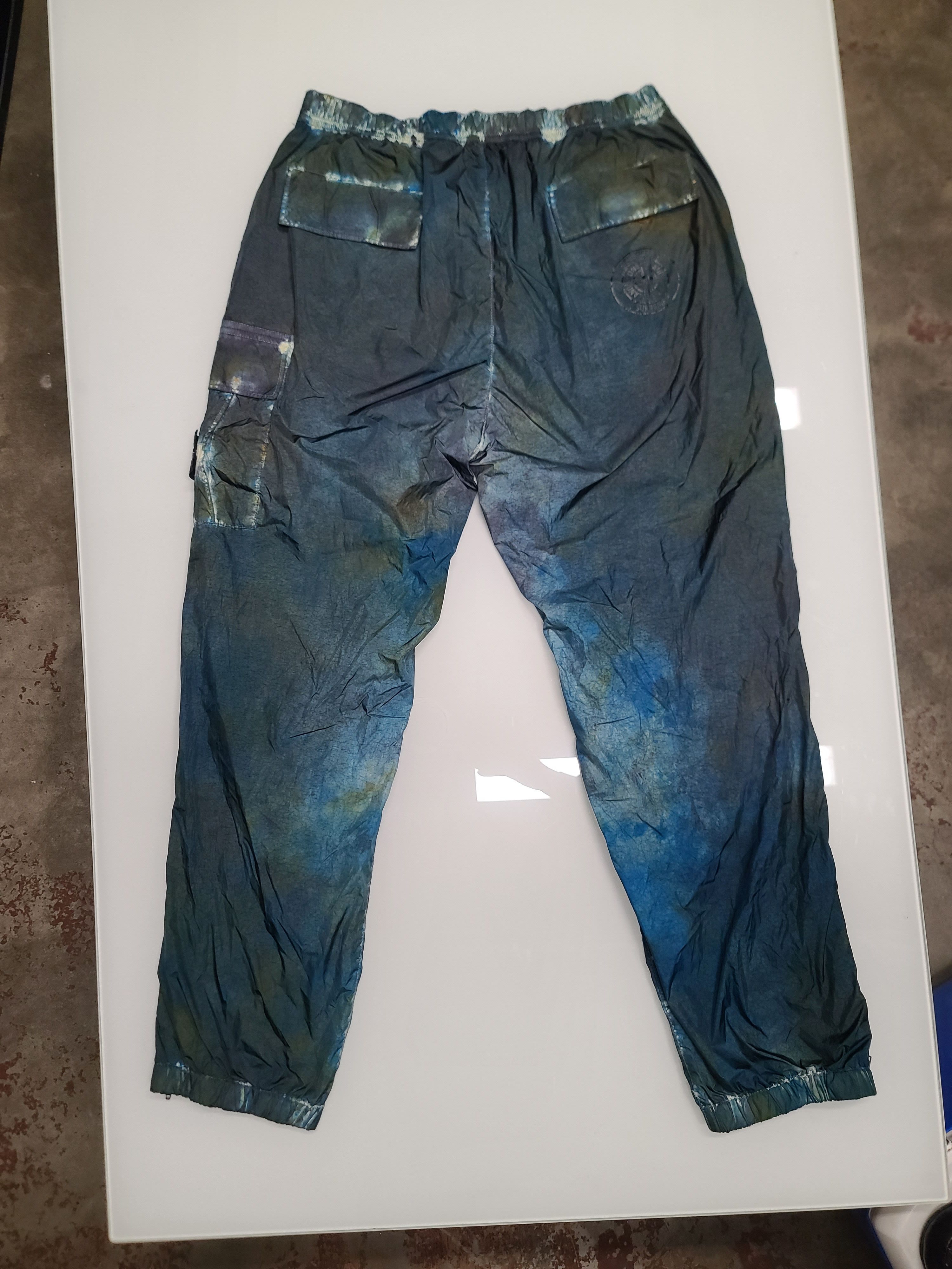 Stone Island × Supreme Painted Camo Nylon Pants Size US 32 / EU 48 - 2 Thumbnail