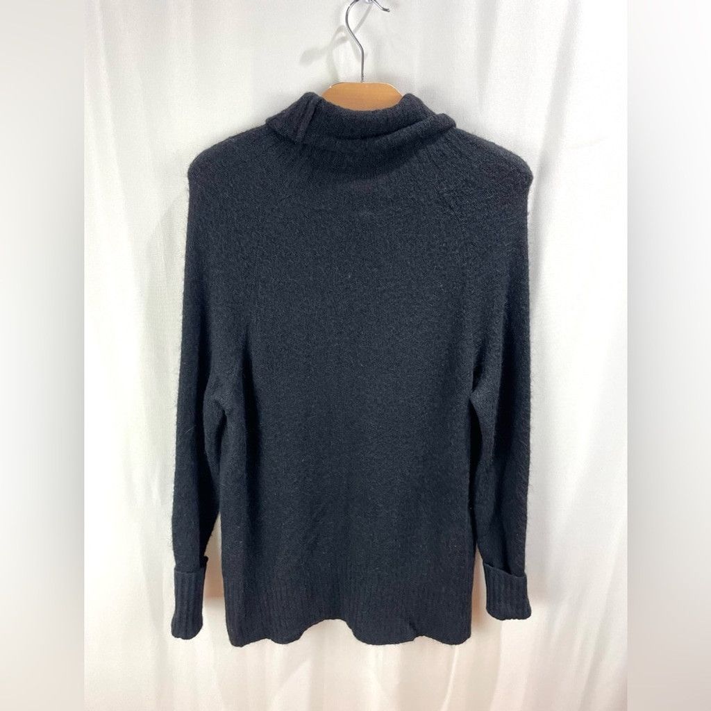 Aritzia Babaton Plutarch Black Alpaca Wool Blend Funnel Sweater XS Size XS / US 0-2 / IT 36-38 - 3 Thumbnail