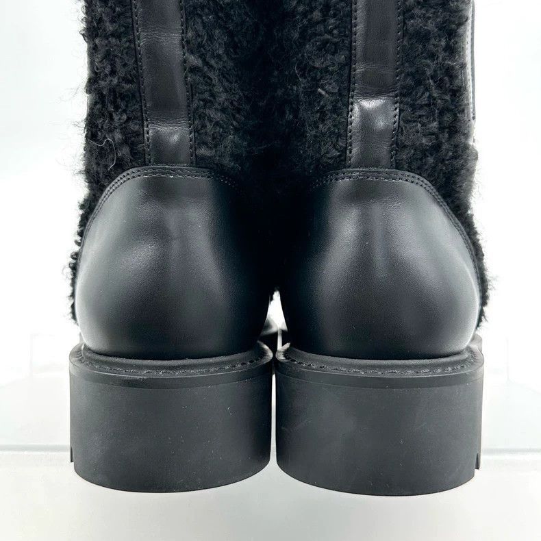Louis Vuitton Louis Vuitton Black Logo Martin Boots -2505 Size US 5.5 / IT 35.5 - 4 Thumbnail
