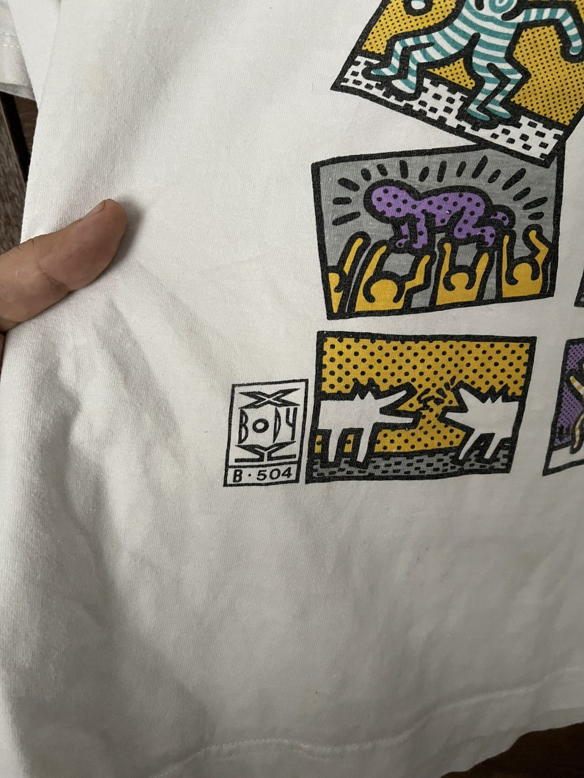 Keith Haring Keith Haring Art Vintage T-Shirt Tee 90s Size US M / EU 48-50 / 2 - 6 Thumbnail